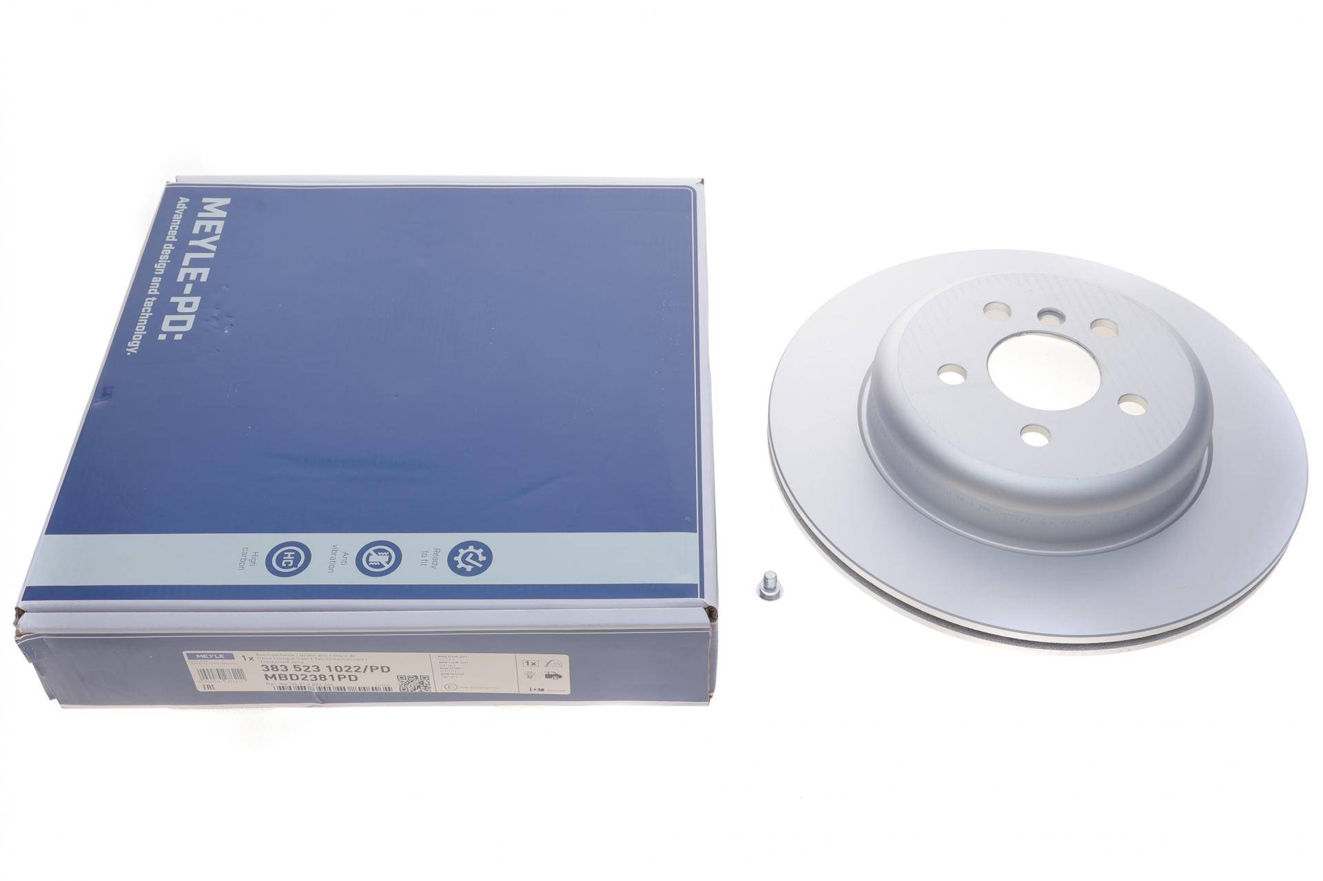 Диск гальмівний (задній) BMW 5 (G30/F90)/7 (G11/G12) 15- (R) (330x20)