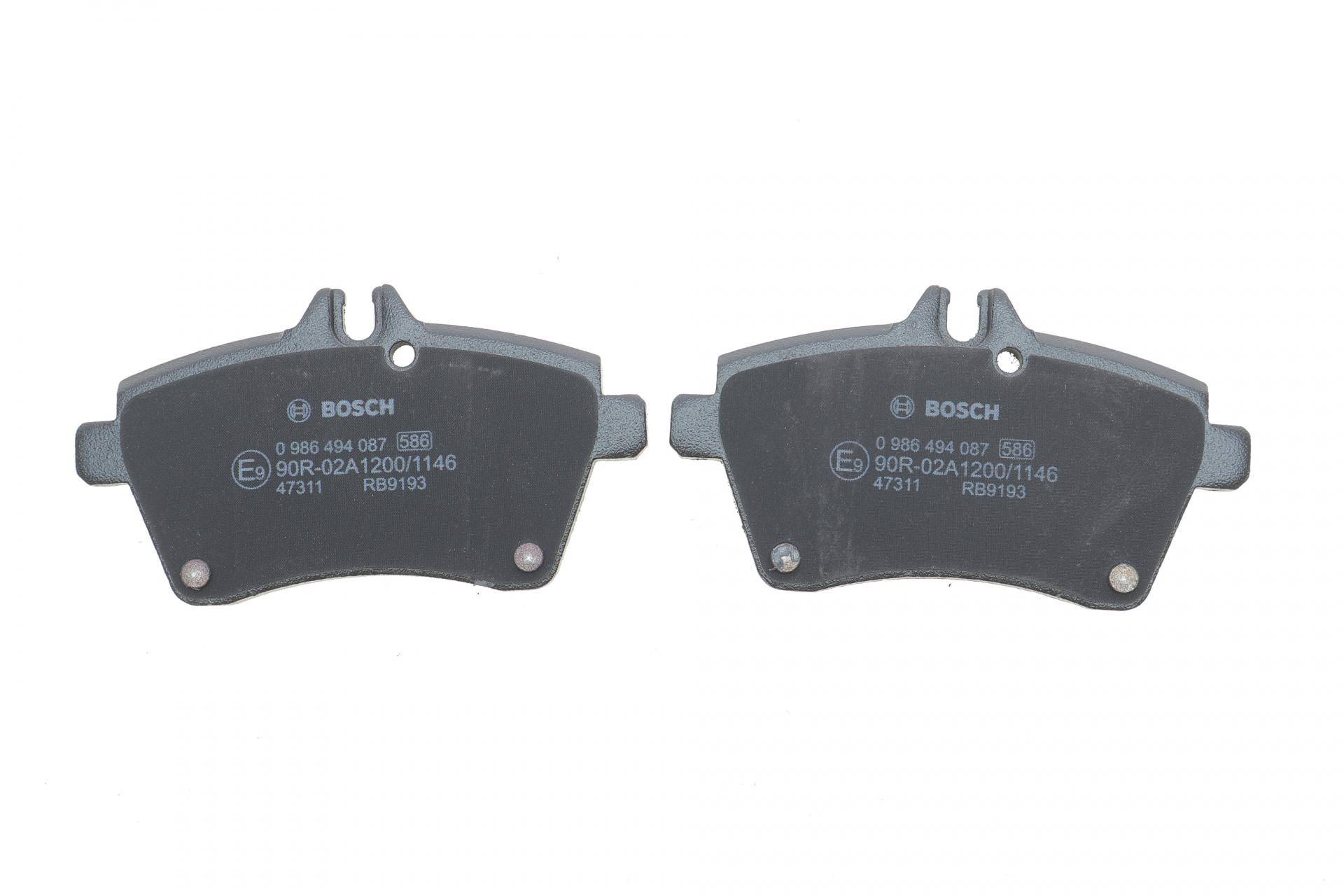 Колодки гальмівні (передні) MB A-class (W169) 04-12/B-class (W245) 05-11