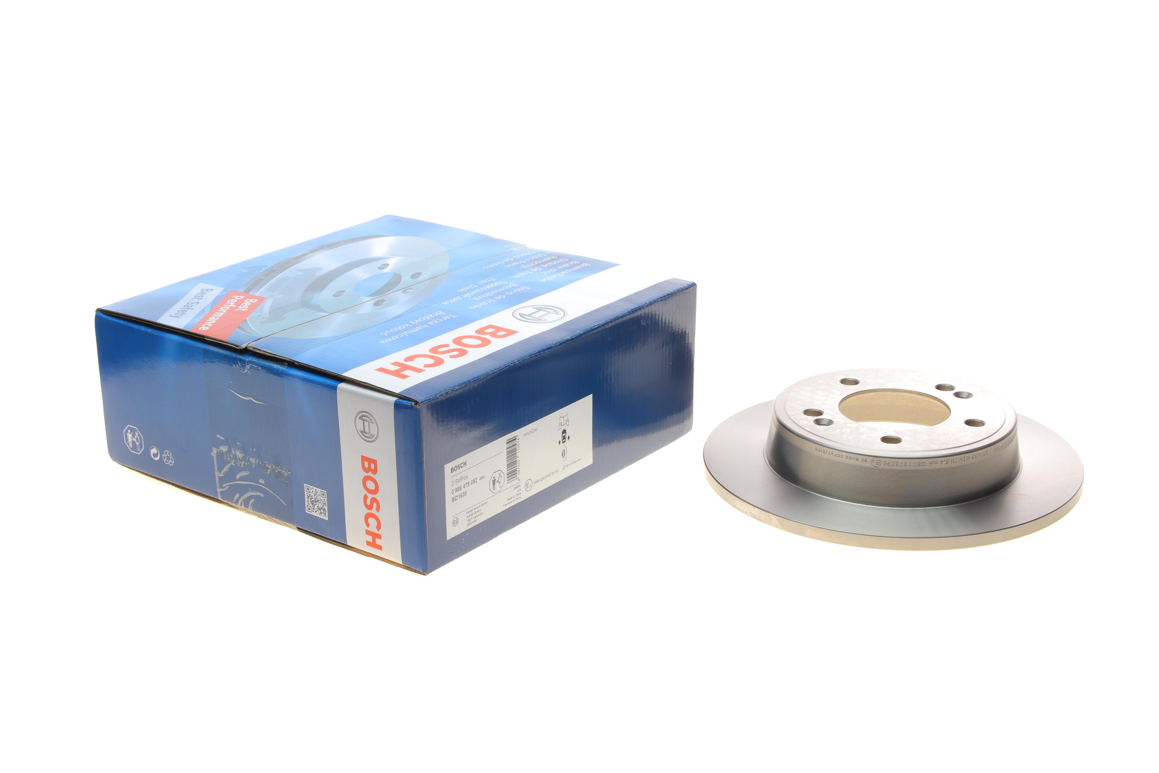 Диск гальмівний (задній) Kia Ceed/Cerato/Soul/Hyundai i30/Elantra 12- (261.9x10) 