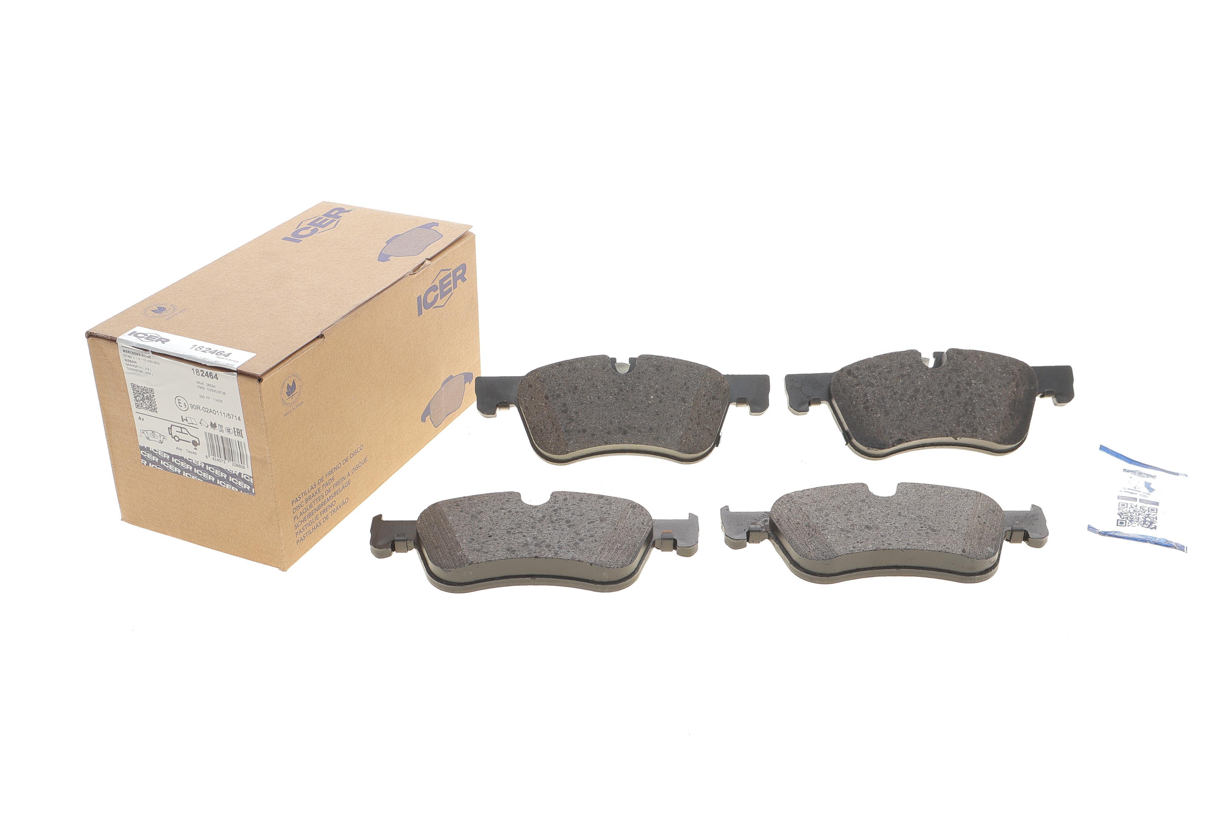 Колодки гальмівні (передні) Nissan Qashqai/X-Trail/Renault Kangoo 21-