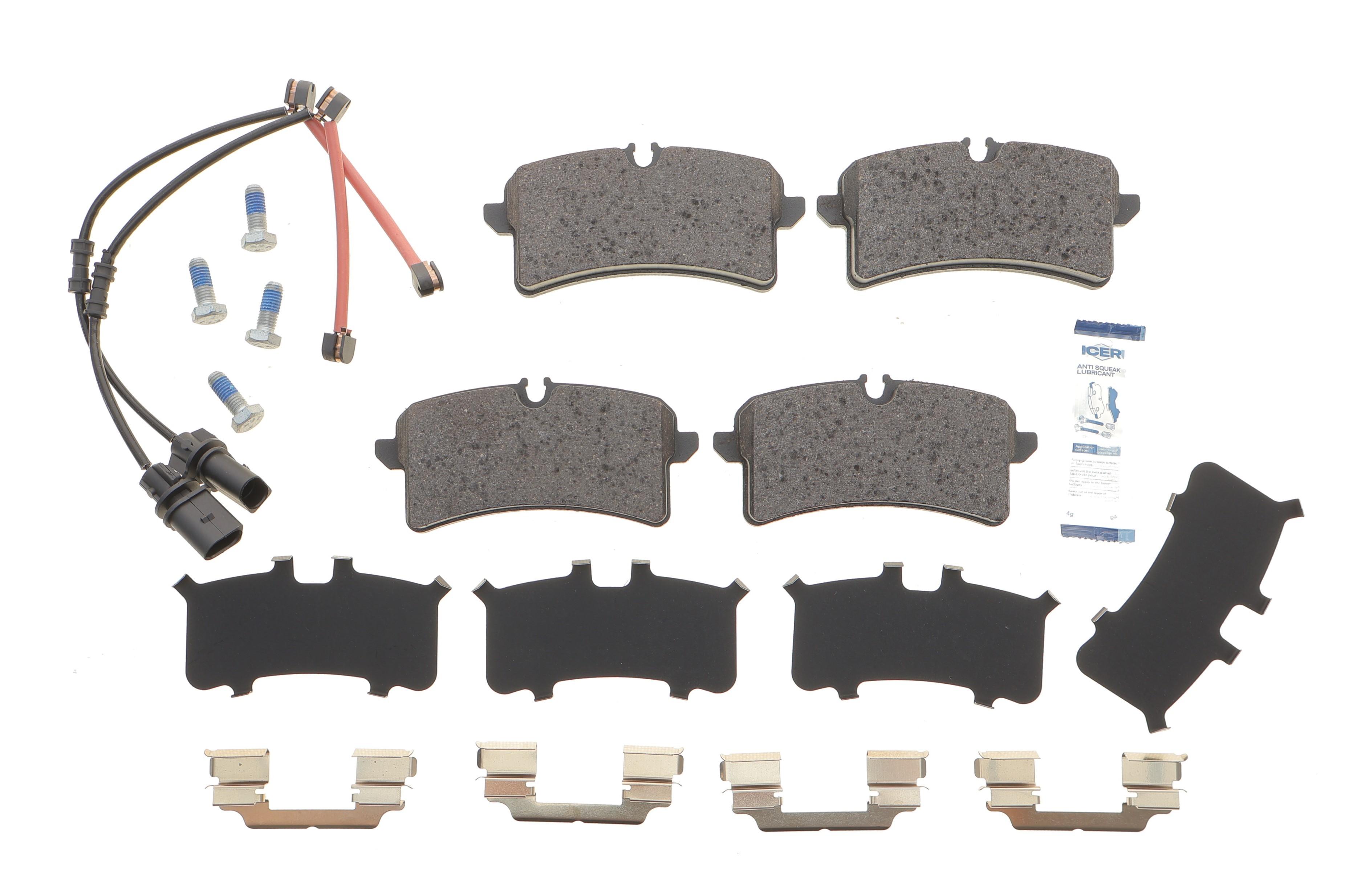 Колодки гальмівні (задні) Audi A4 16-/A6 14-18/A7 13-/Porsche Macan 21- (з датчиками)
