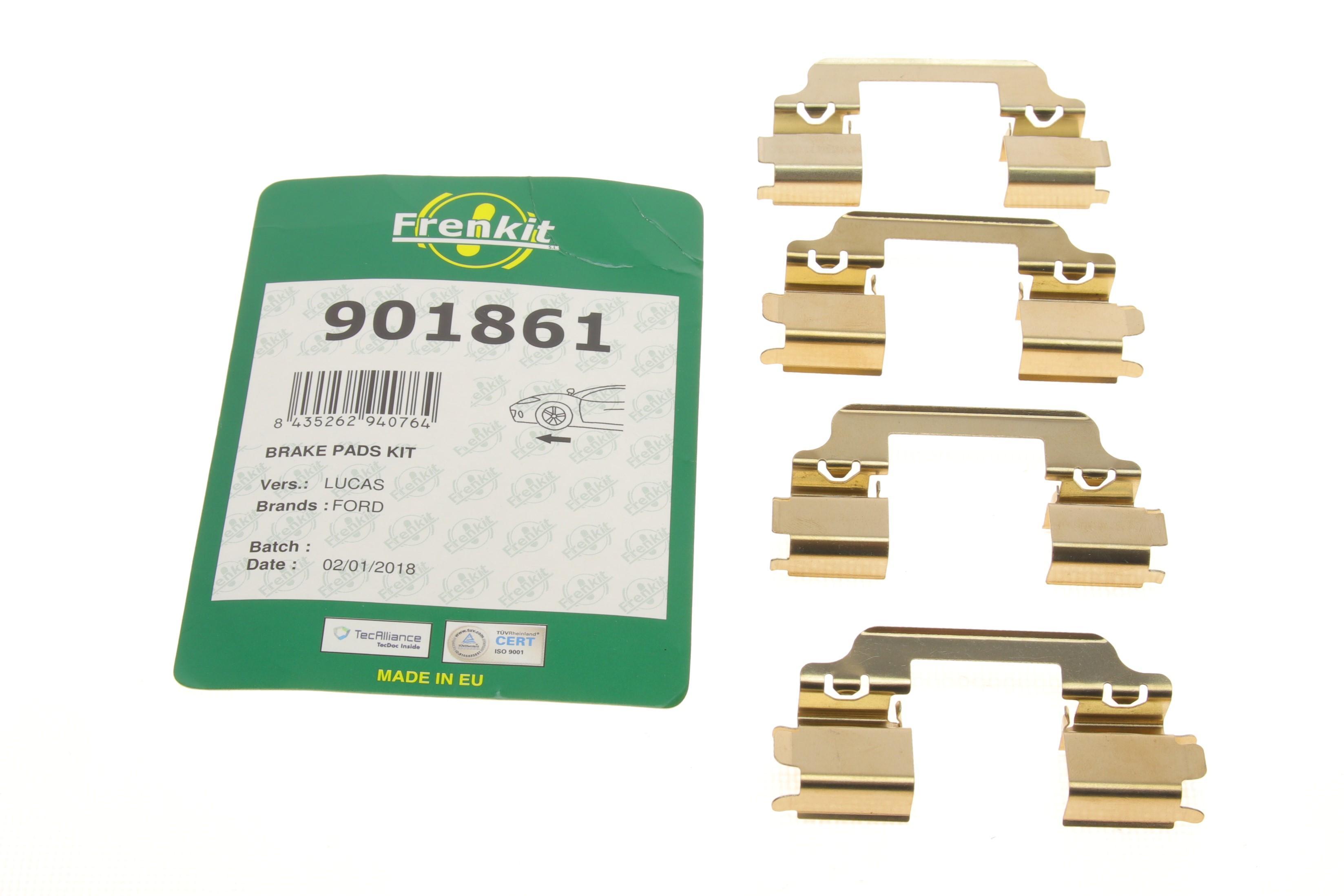 Планка супорта (переднього) прижимна (к-кт) Ford Transit Courier 14- (Lucas)