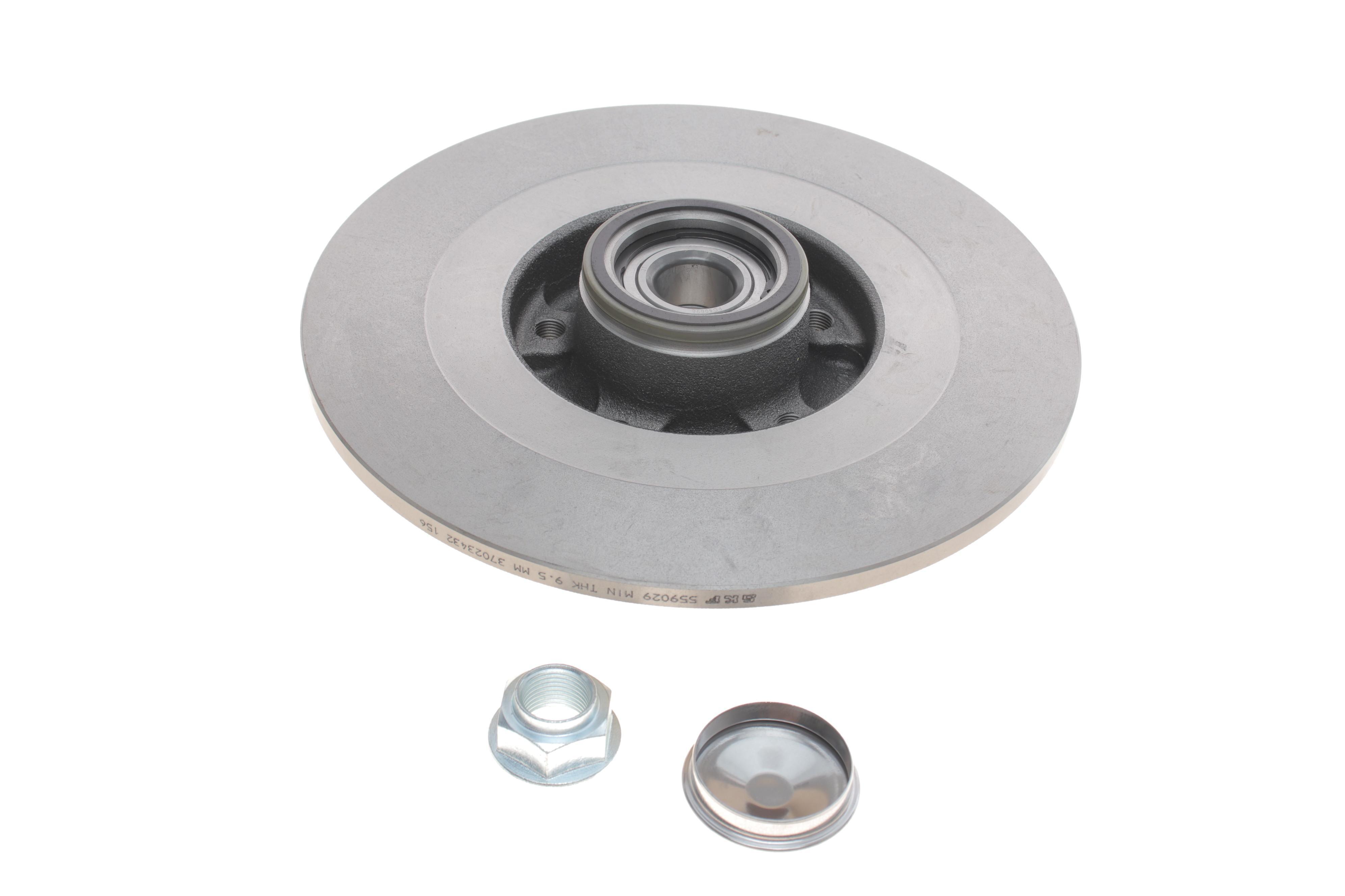 Диск гальмівний (задній) Renault Laguna III 08- (300x11) (+ABS) (з підшипником)