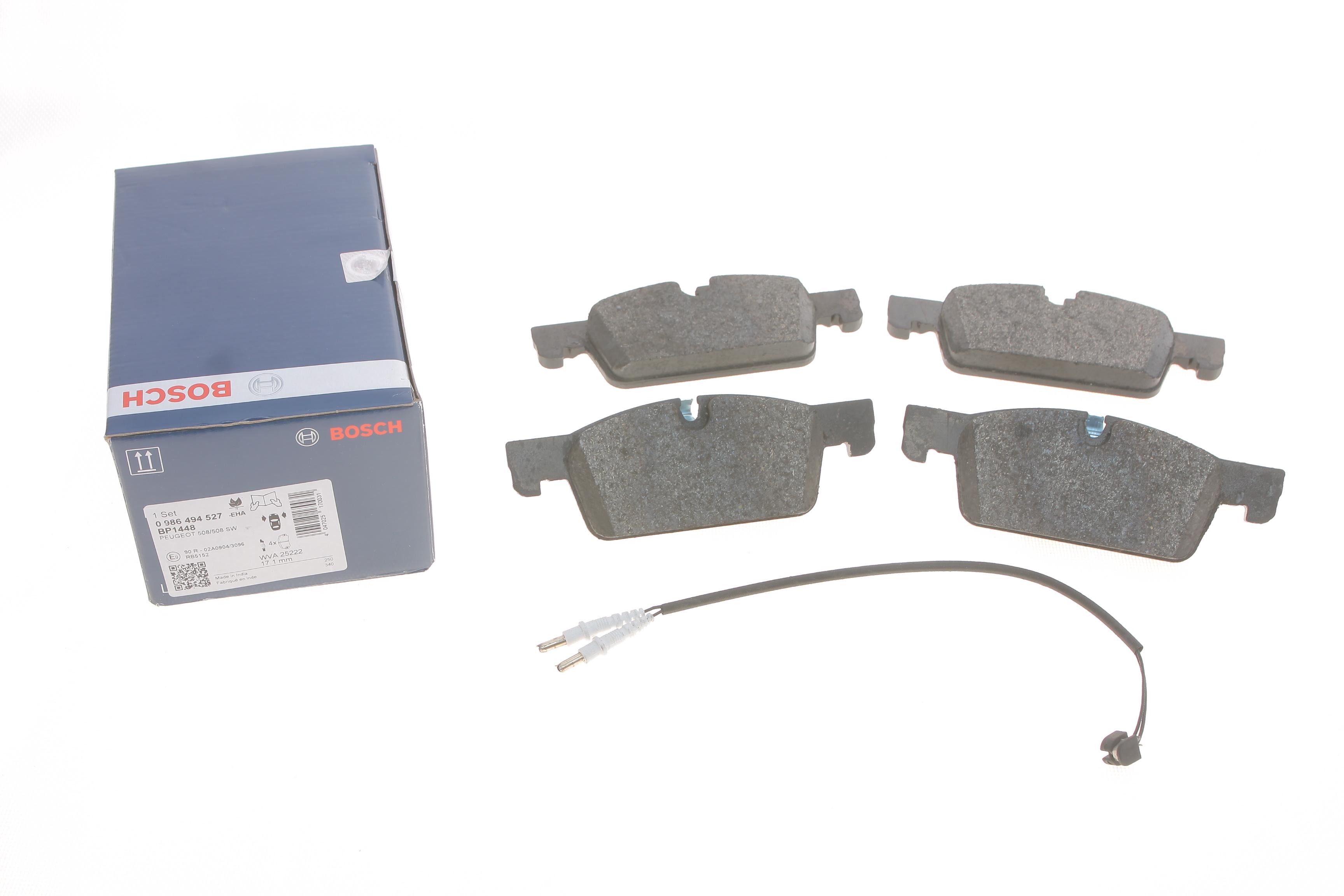 Колодки гальмівні (передні) Peugeot 508/SW 10-18 (+датчик)