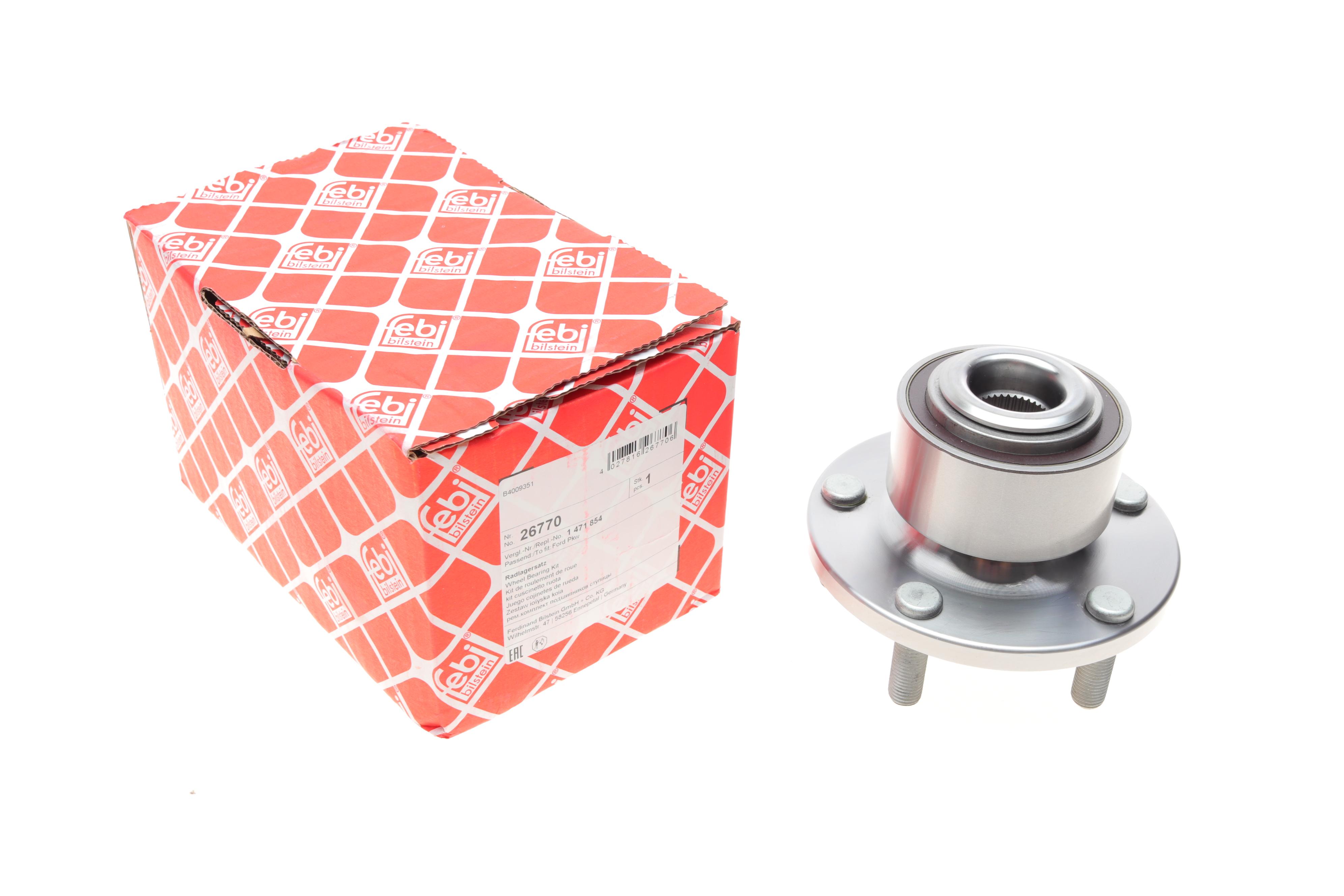 Підшипник маточини (передньої) Ford Focus II/C-Max 04-12 (+ABS)