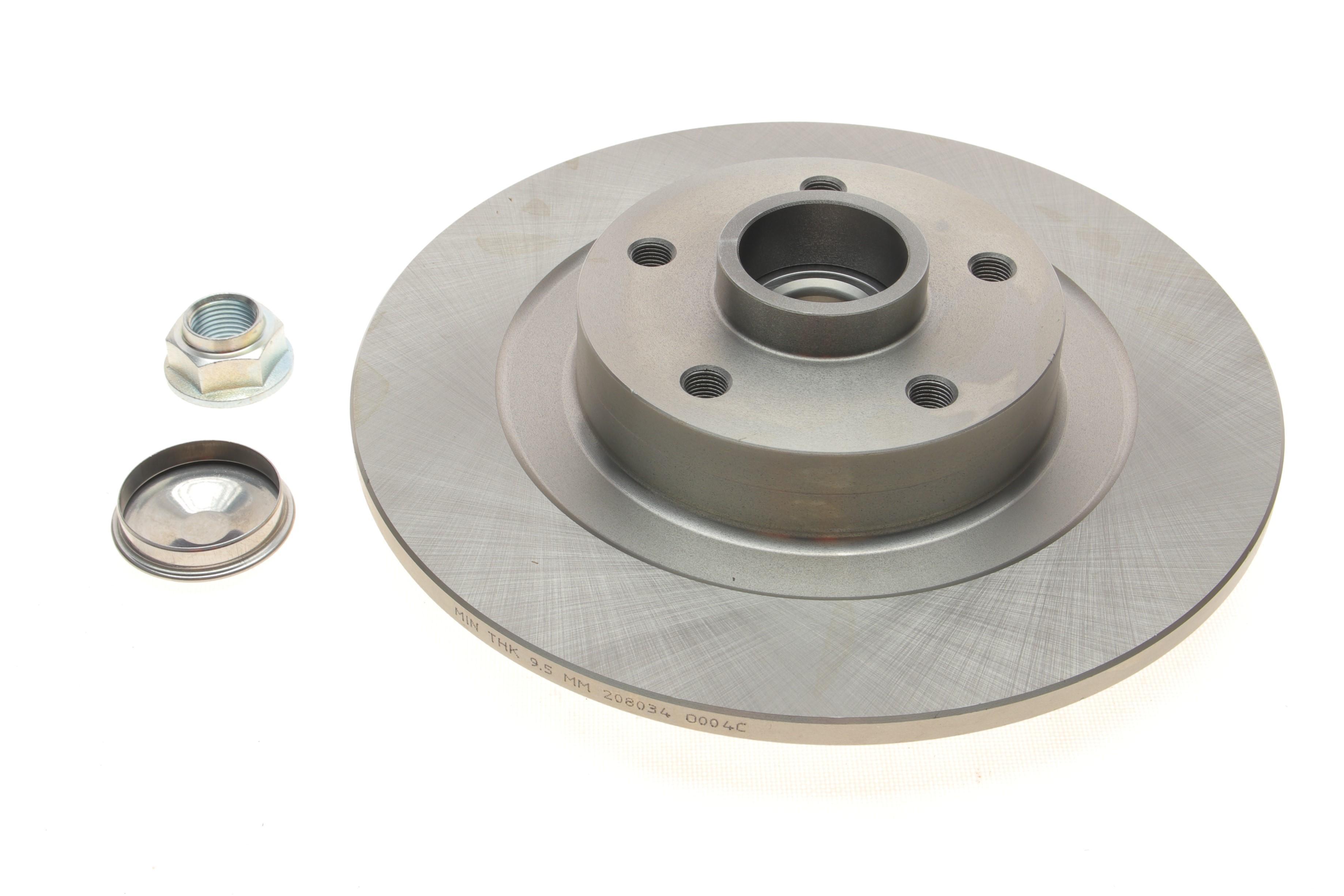 Диск гальмівний (задній) Renault Laguna III 08- (300x11) (+ABS) (з підшипником)