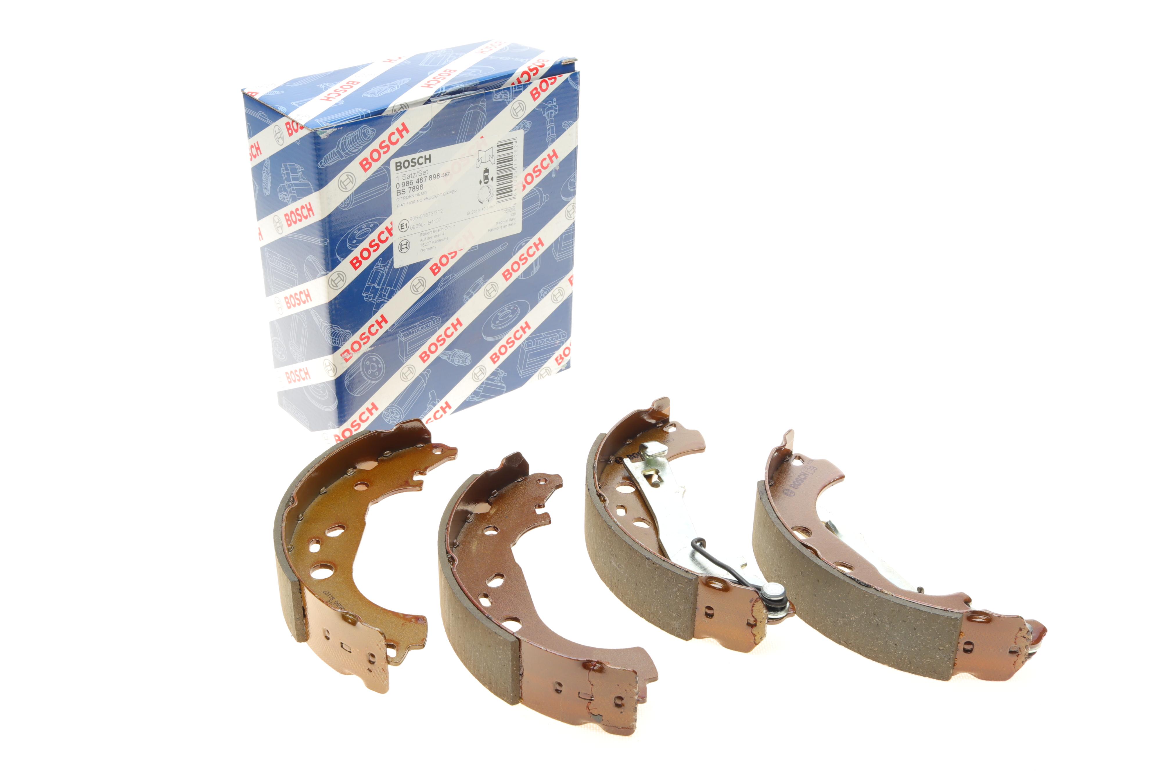 Колодки гальмівні (задні) Citroen Nemo/Peugeot Bipper 08- (барабанні) (228.6x42.3)