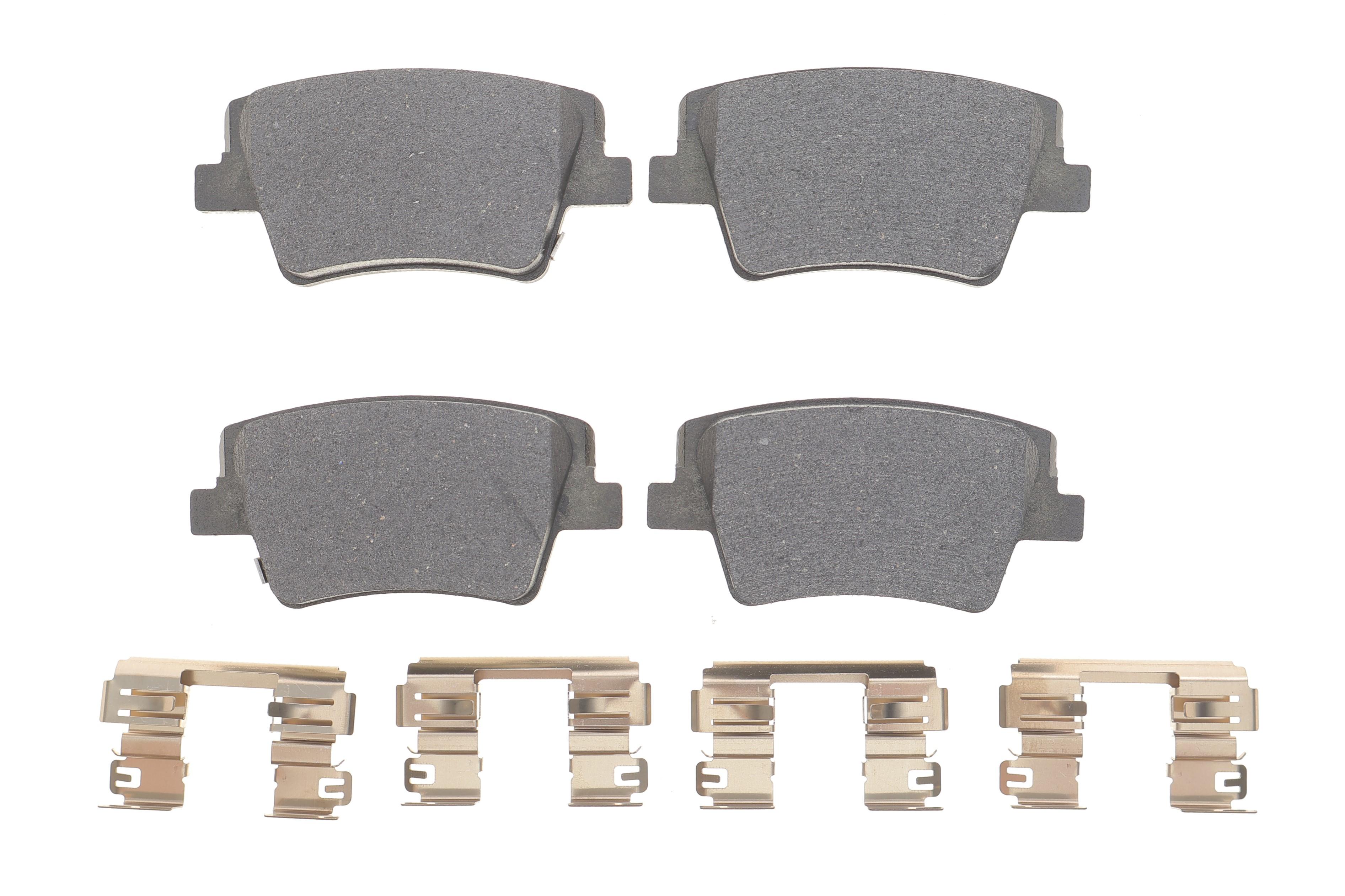 Колодки гальмівні (задні) Hyundai Santa Fe IV 18- (Mando) (з датчиком)