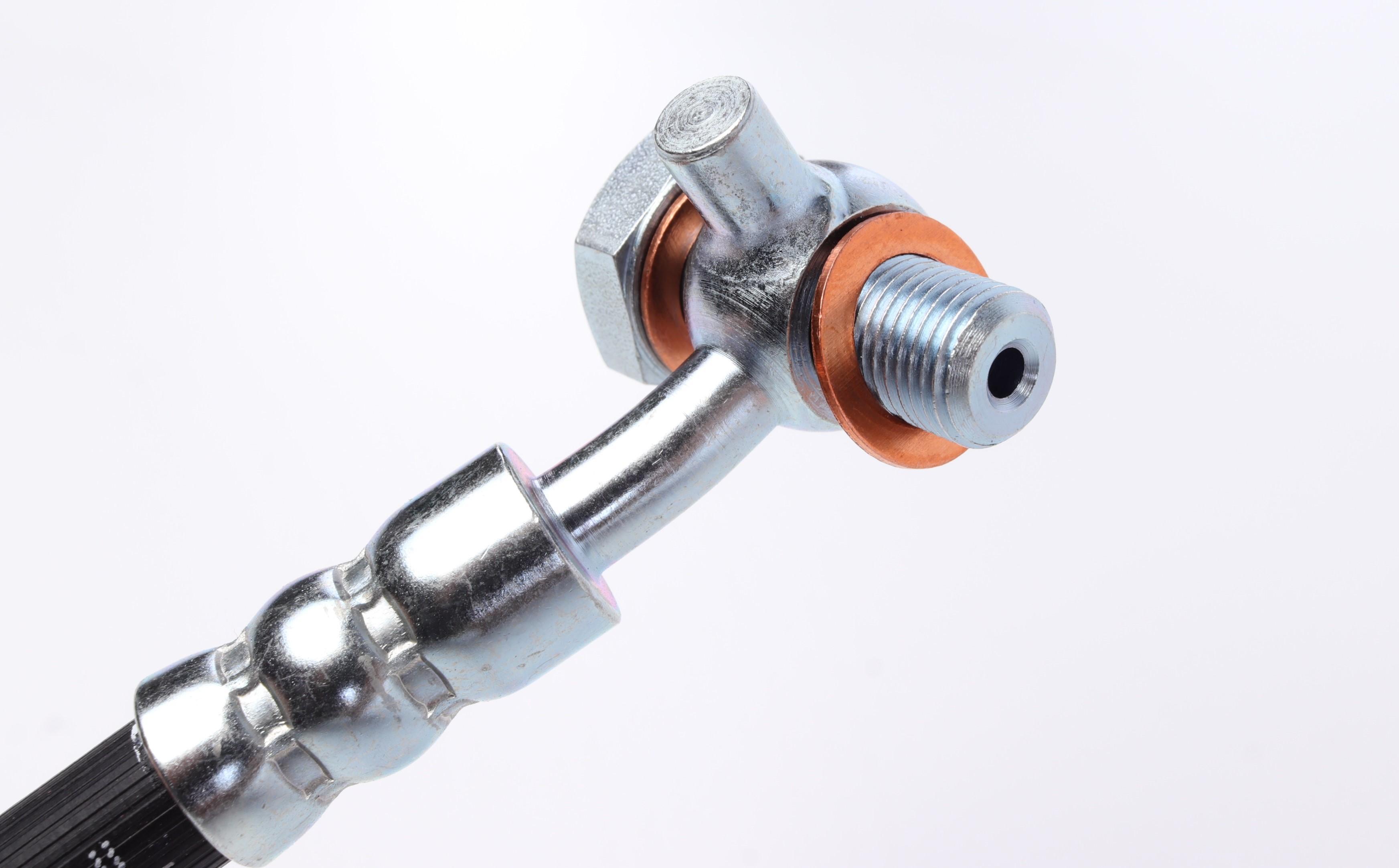 Шланг гальмівний (передній) Nissan Qashqai/Renault Kadjar 13- (L) (602mm) M10x1/M10x1