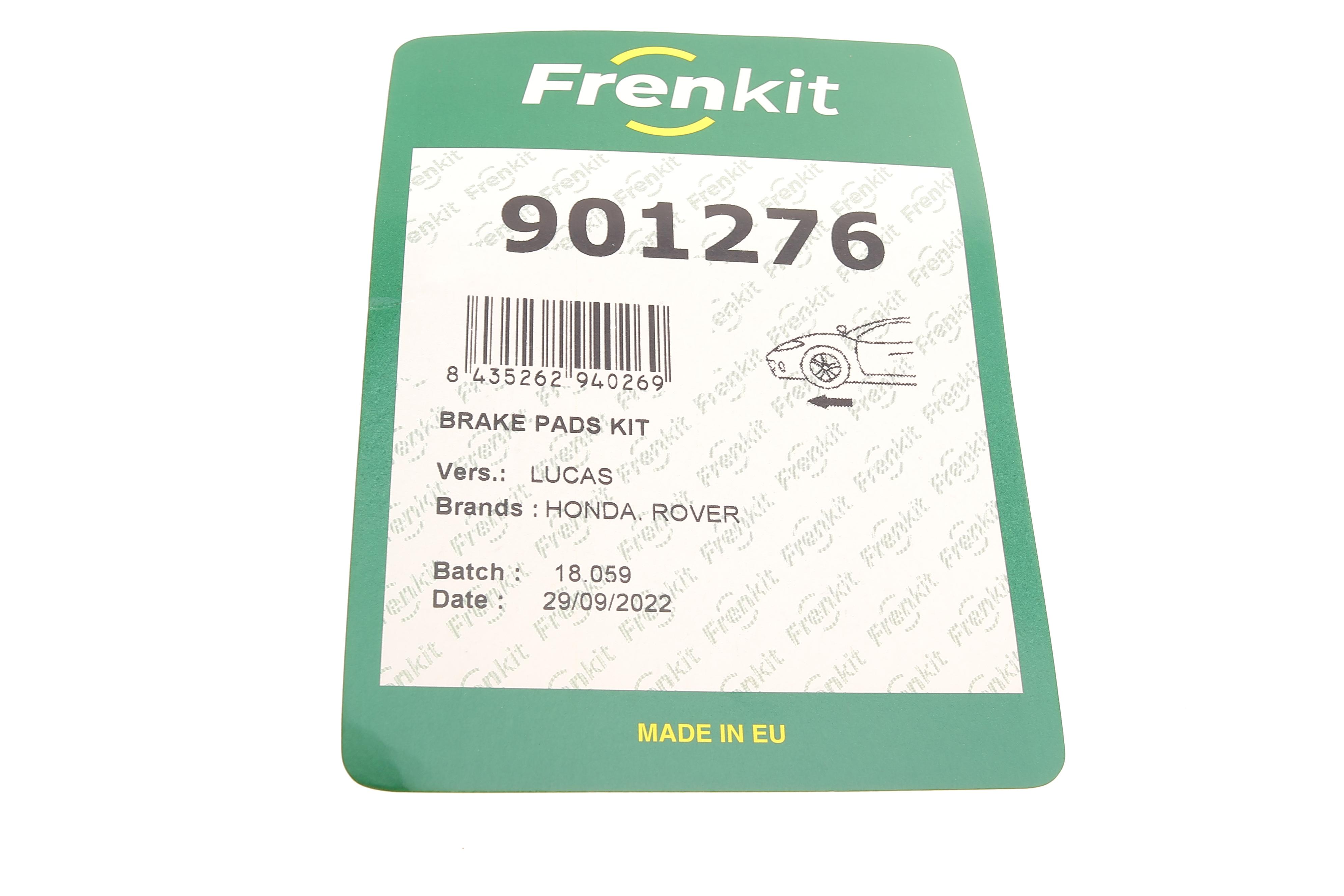 Планка супорта (переднього) прижимна (к-кт) Honda Civic VI 98-01 (Trw)