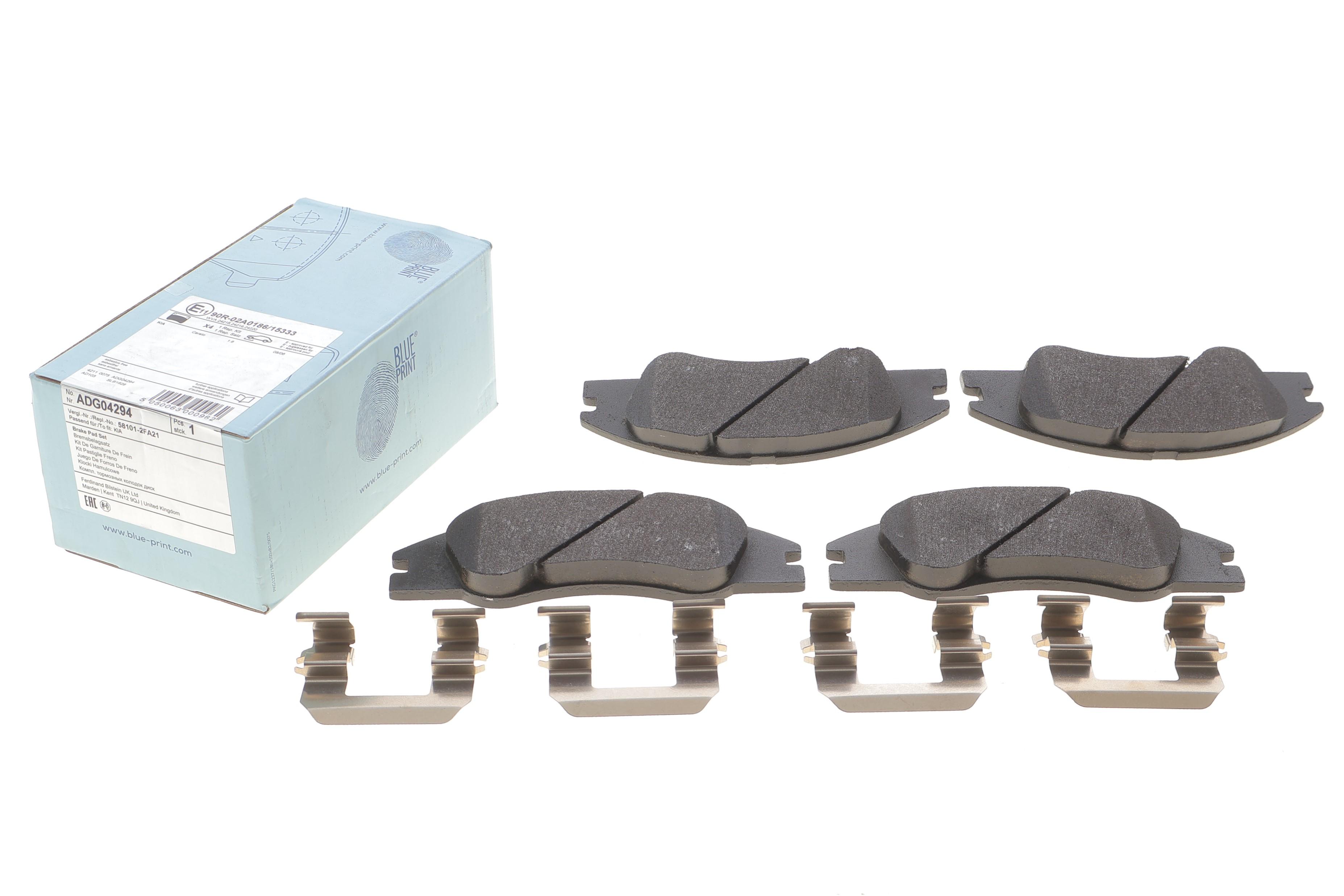 Колодки гальмівні (передні) Kia Cerato 04-