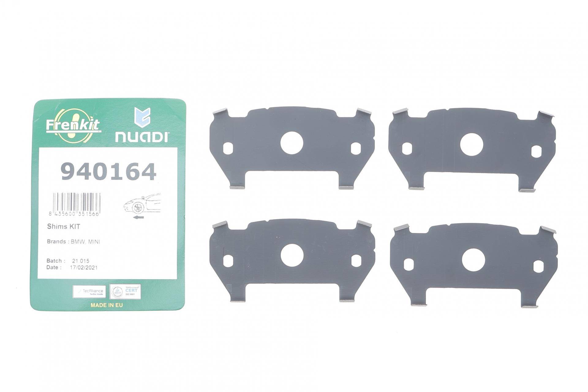 Комплект протискрипних пластин (передніх) BMW i3 (I01) 13-