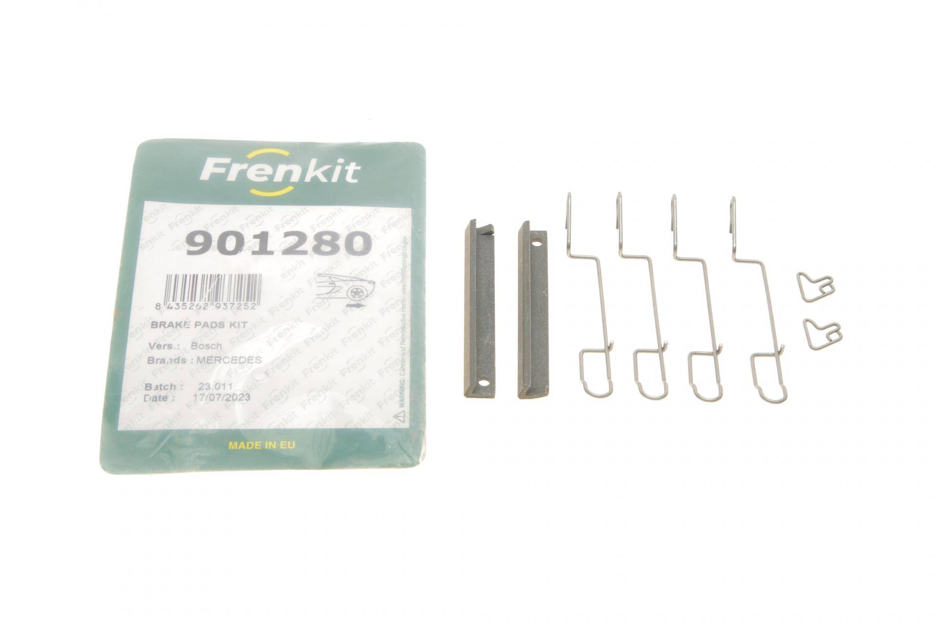 Планка супорта (заднього) прижимна (к-кт) MB Vito (W638) 96-03 (Bosch)