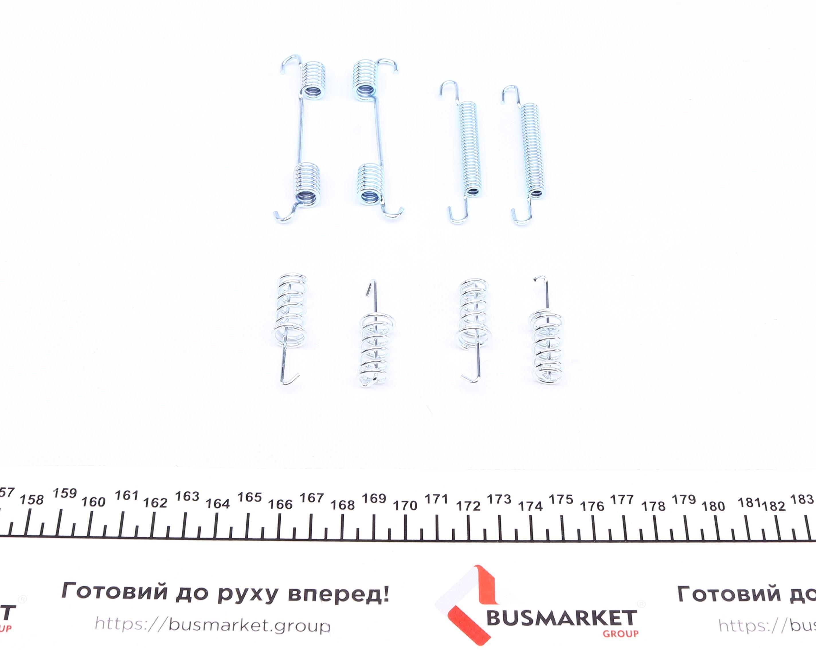 Комплект пружинок колодок ручника VW LT 46/MB Sprinter 412 95- (170x40) (Ate)