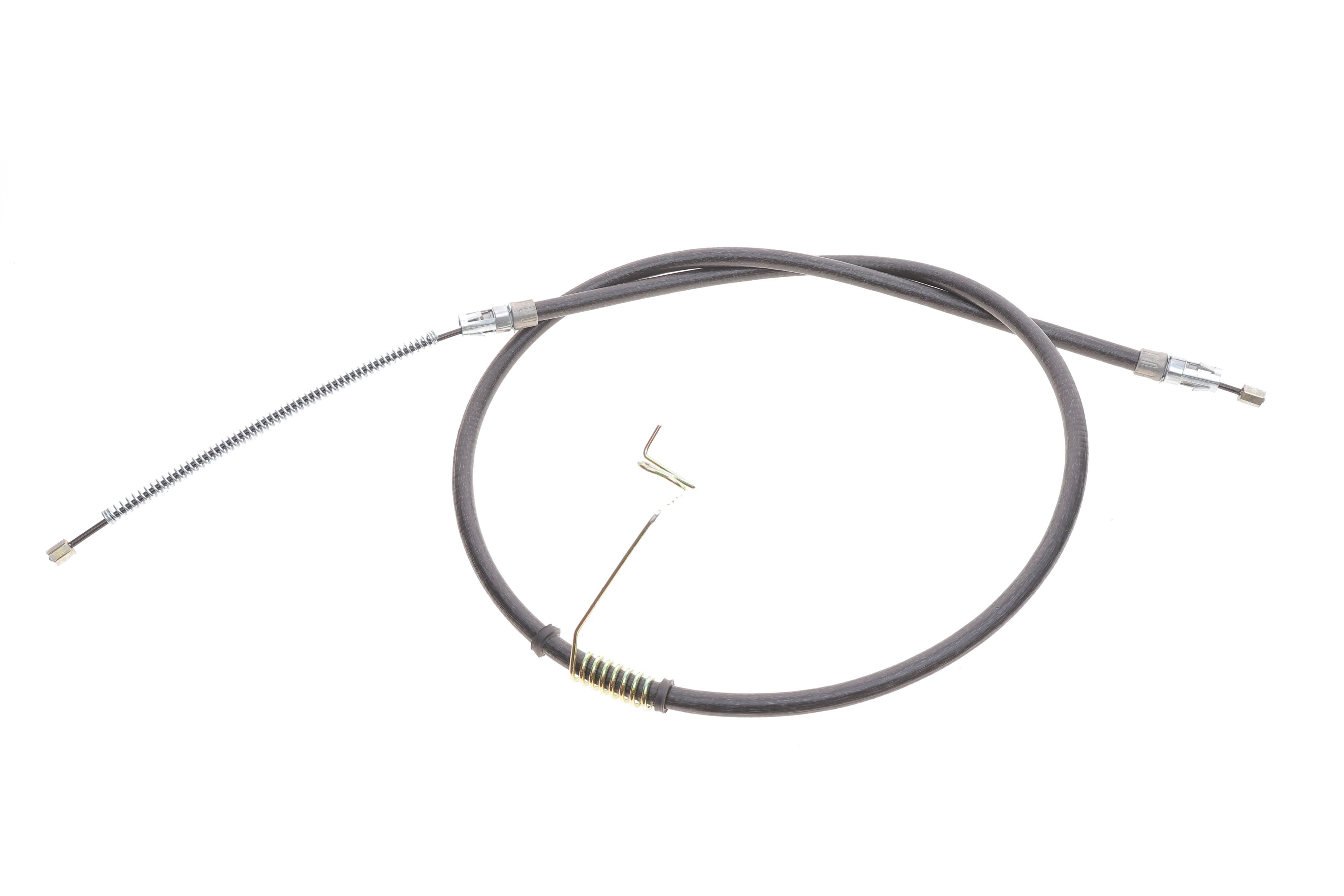 Трос ручника (задній) (L) Ford Transit 00-06 (спарка) (1590/1297mm)