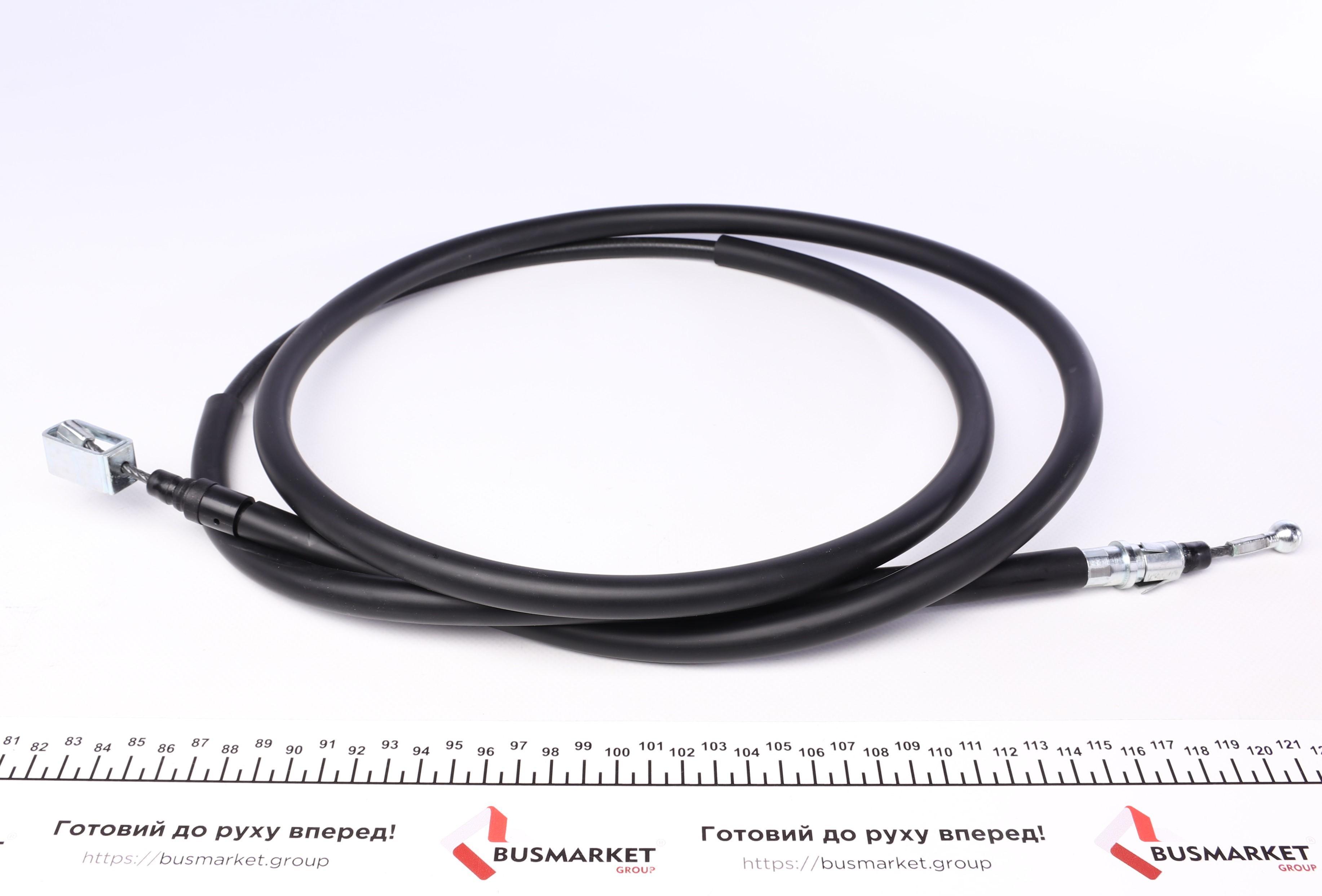 Трос ручника (задній) (R) Citroen C8/Peugeot 807 02- (2310/2150mm)