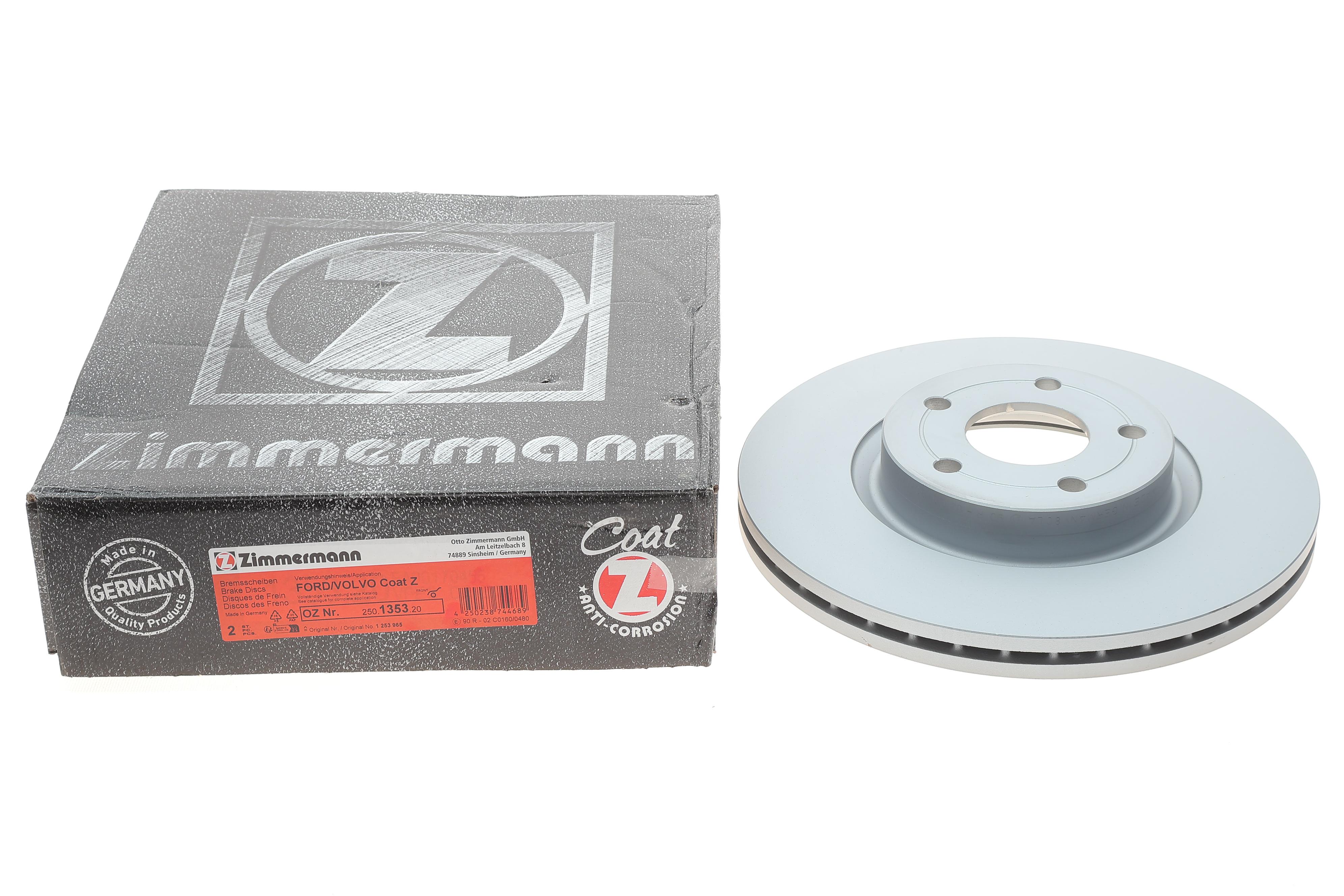 Диск гальмівний (передній) Ford Kuga/Transit Connect 13- (300x25) (з покриттям) (вент.)