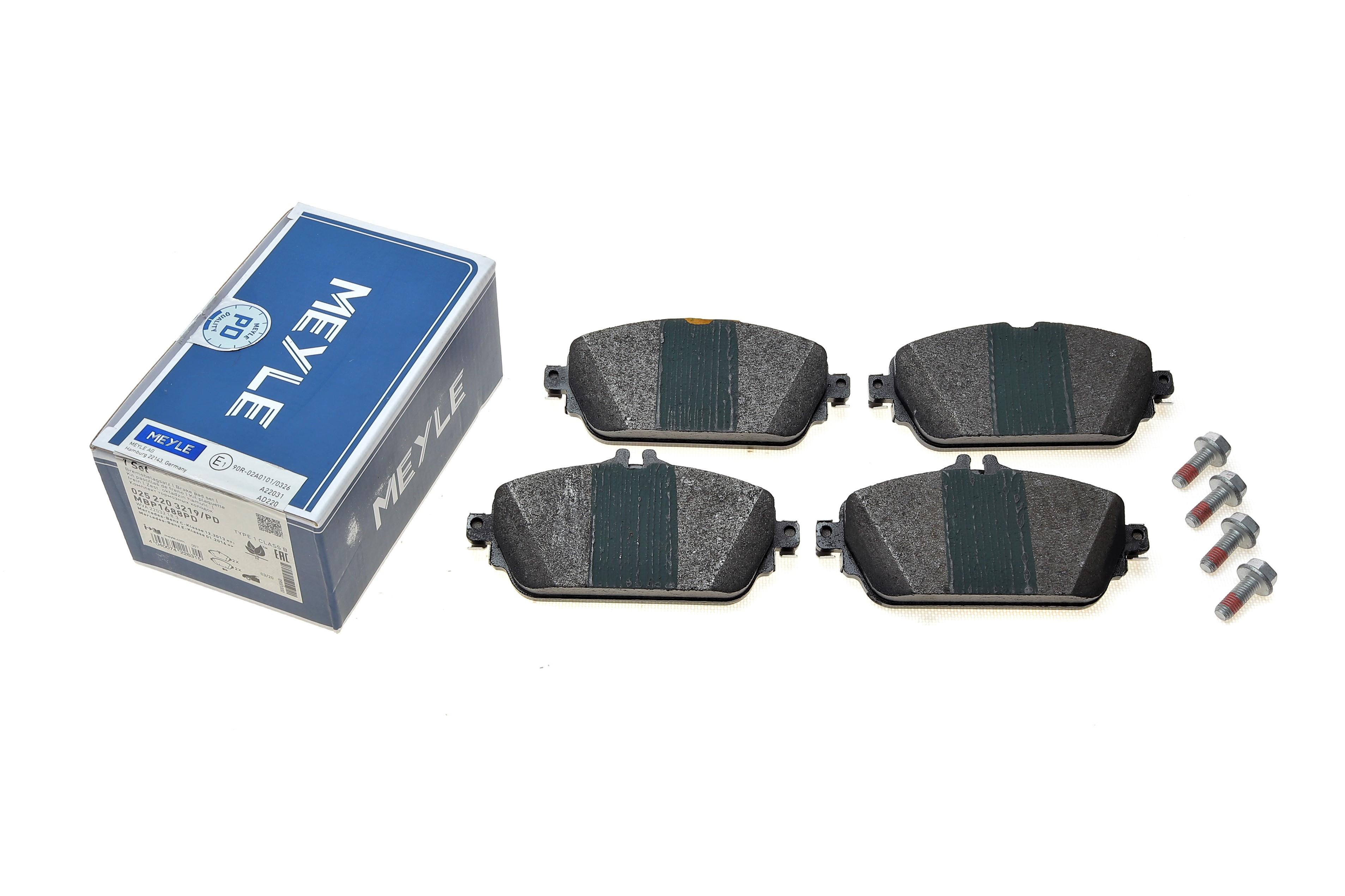 Колодки гальмівні (передні) MB C-class (W205/C205)/E-class (W213) 14-