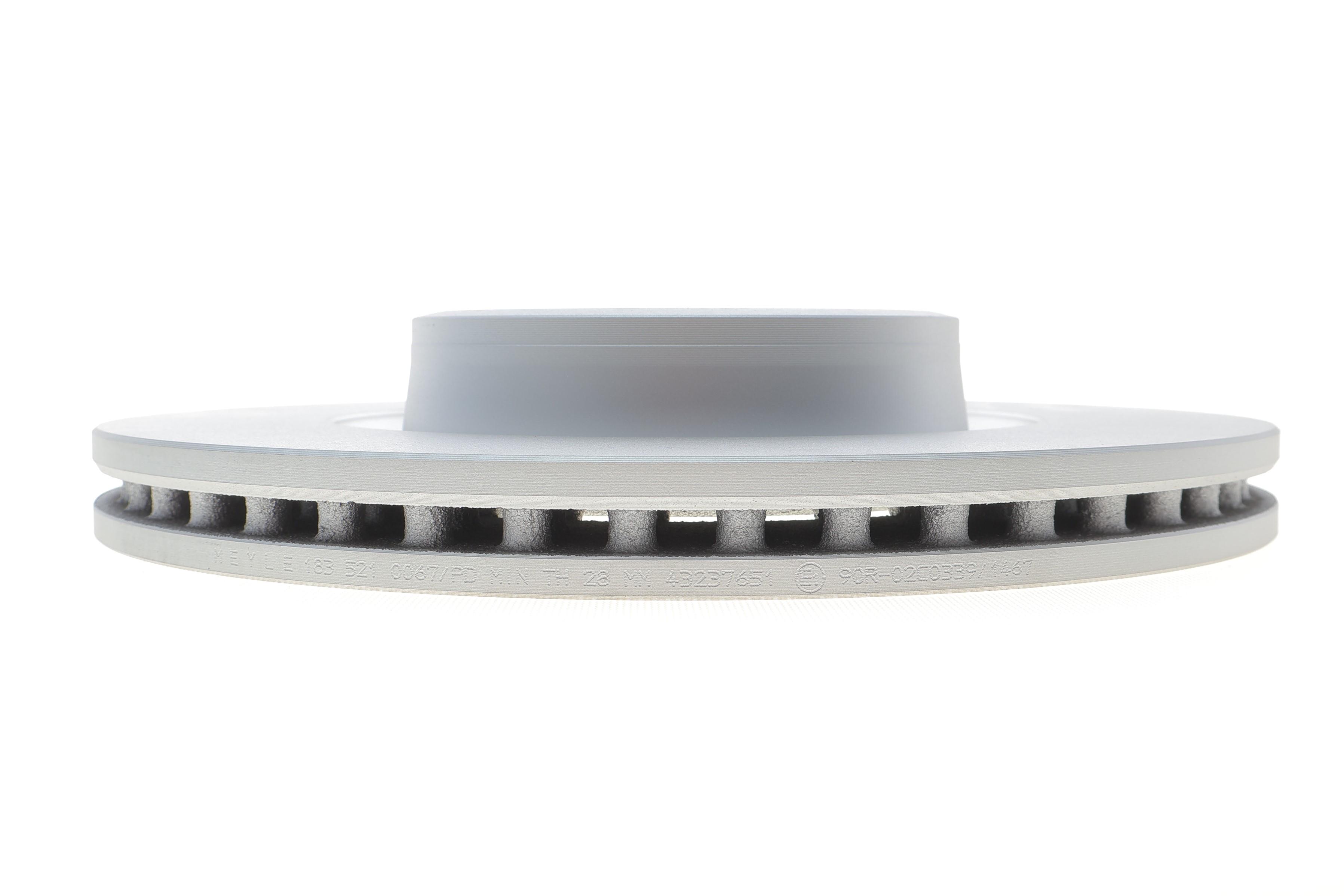 Диск гальмівний (передній) Audi A6 12-18 (345x30) (з покриттям) (вентильований)