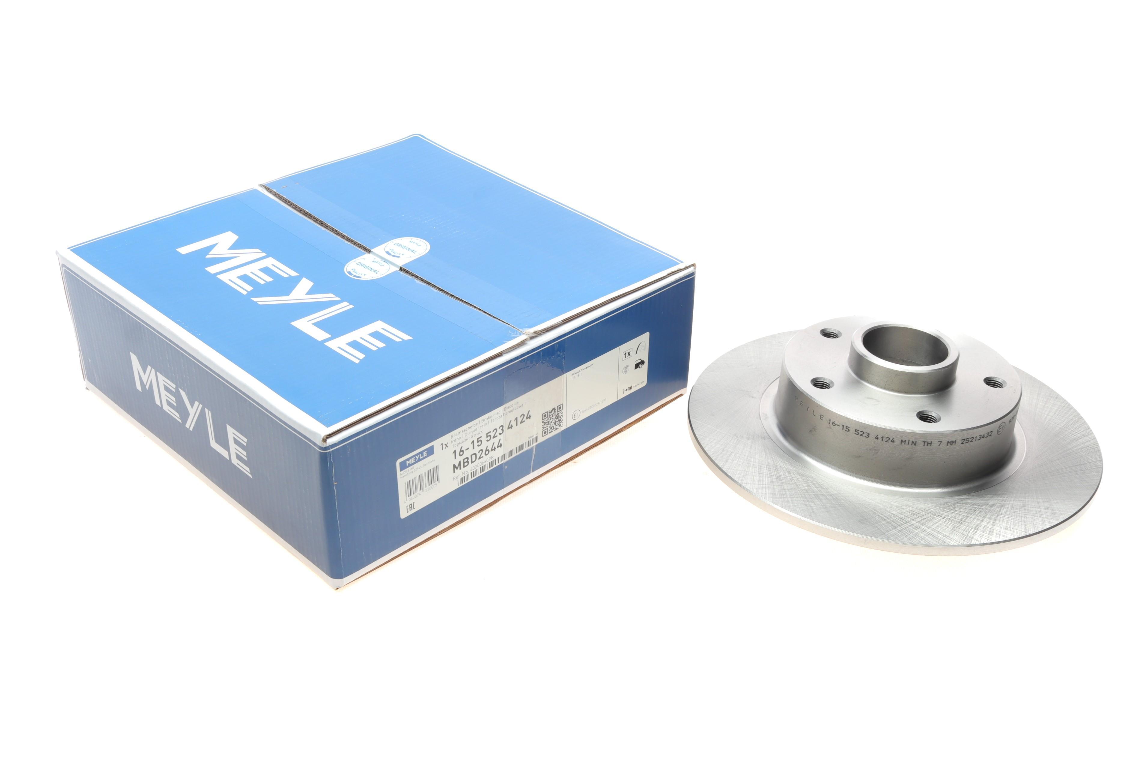 Диск гальмівний (задній) Renault Megane IV 15- (260x8) (+ABS) з підшипником