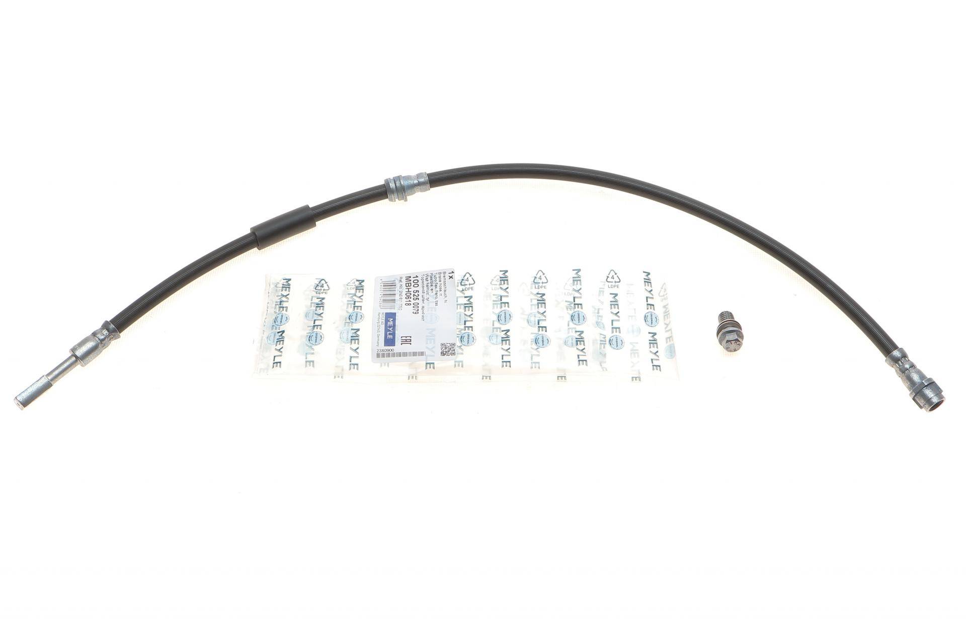 Шланг гальмівний (задній) VW Crafter 2.0 TDI 16- (L=670mm)