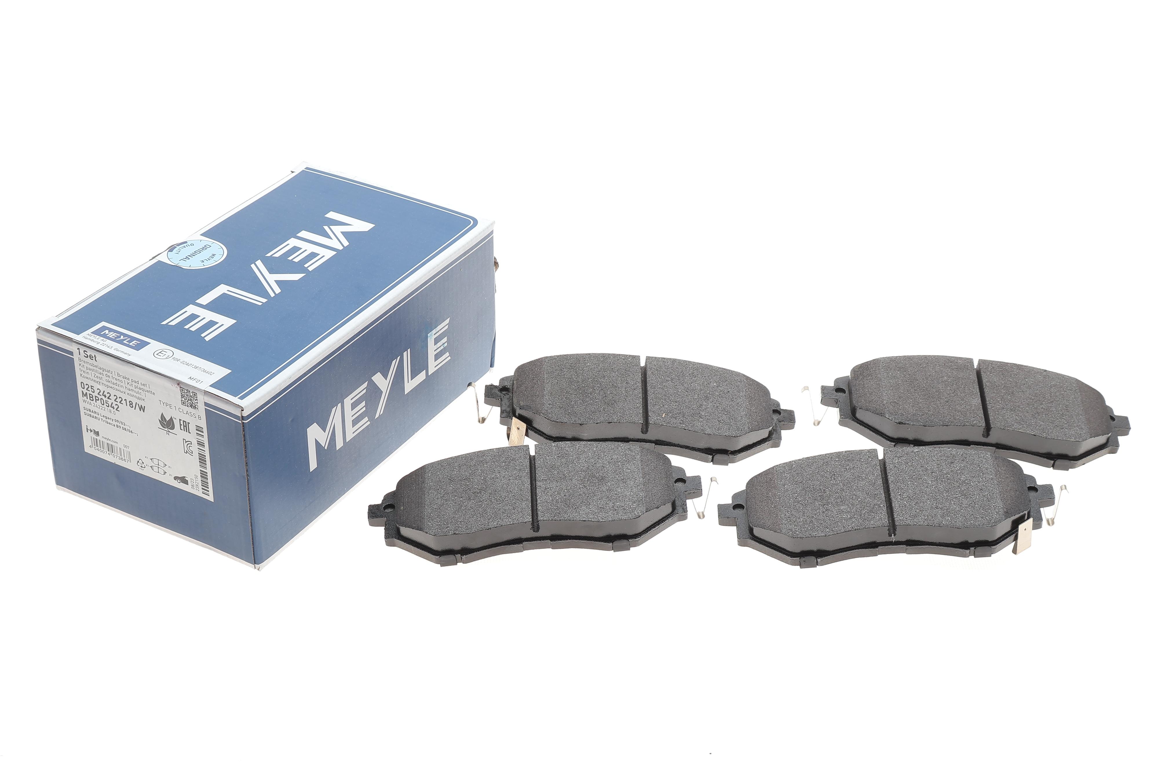 Колодки гальмівні (передні) Subaru Legacy IV 2.0-3.0 03-09