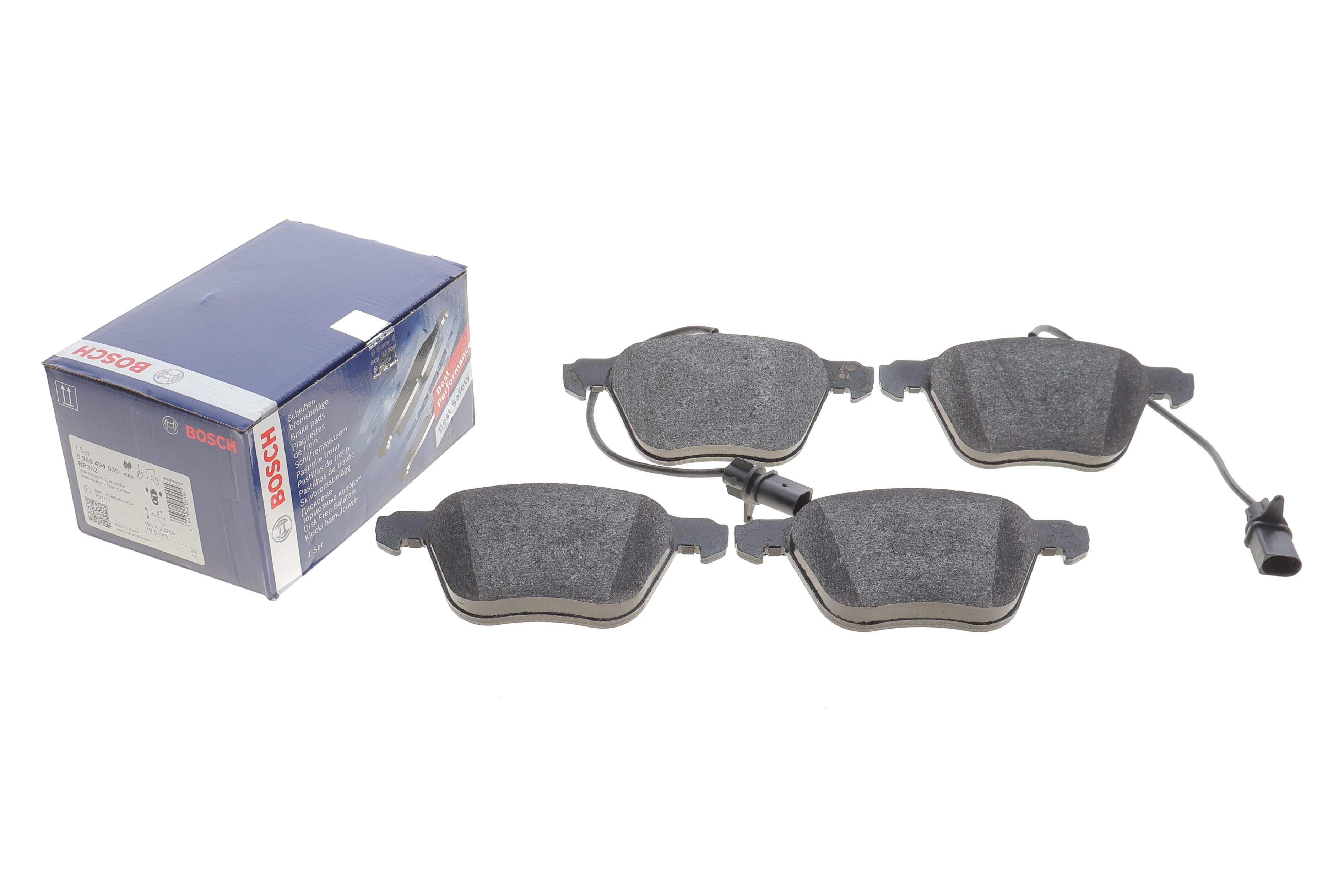 Колодки гальмівні (передні) Ford Galaxy 00-06/VW Sharan 95-10 (+датчики)