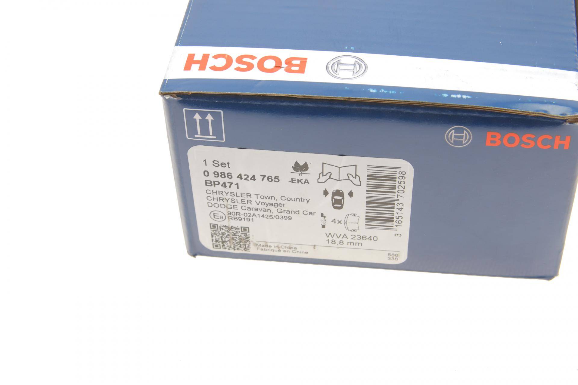 Колодки гальмівні (передні) Chrysler Voyager IV 00-08/Dodge Caravan 00-07 (Ate)