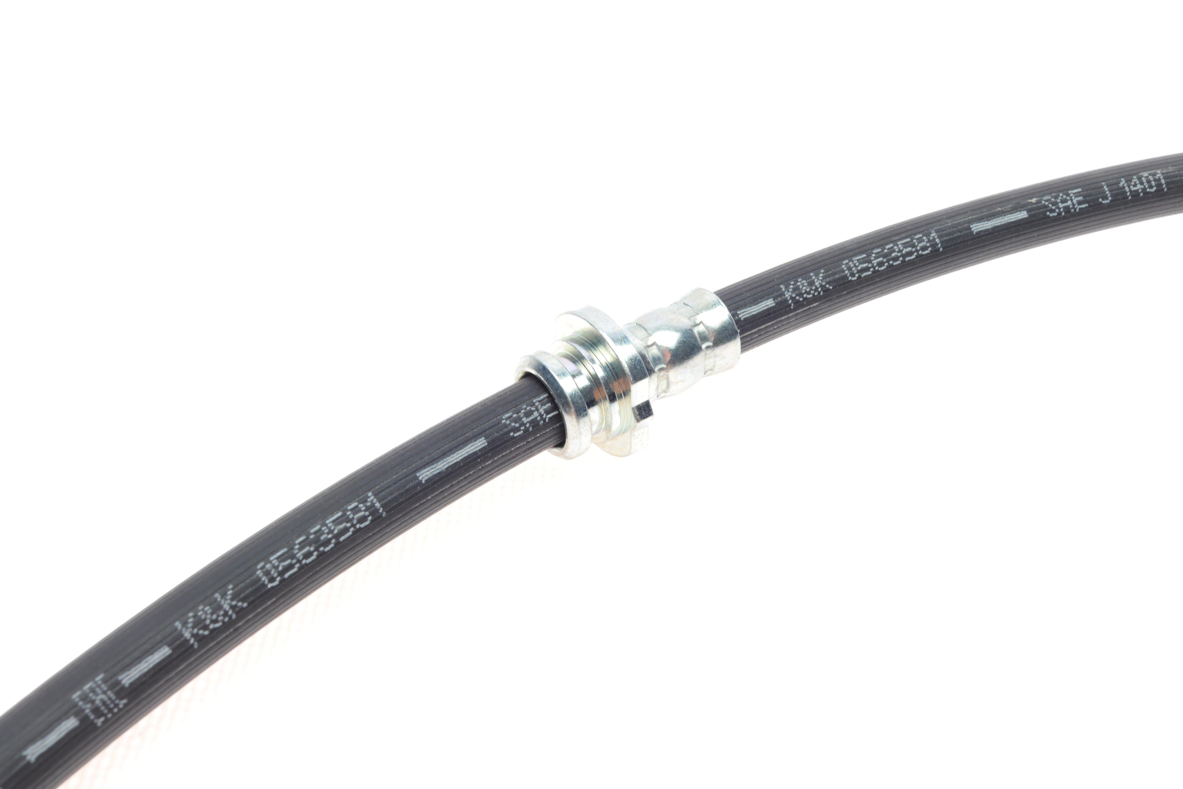 Шланг гальмівний (передній) Nissan Qashqai/Renault Kadjar 13- (R) (622mm) M10x1/M10x1