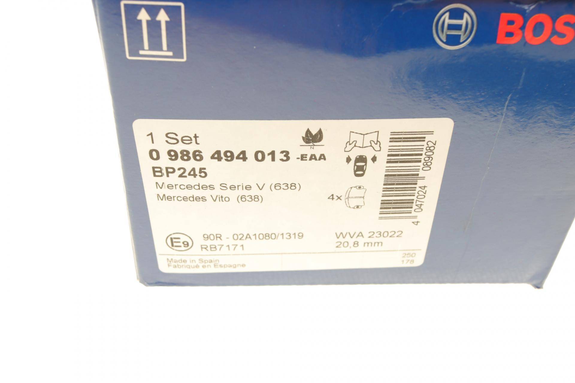 Колодки гальмівні (передні) MB Vito (W638) 96-03