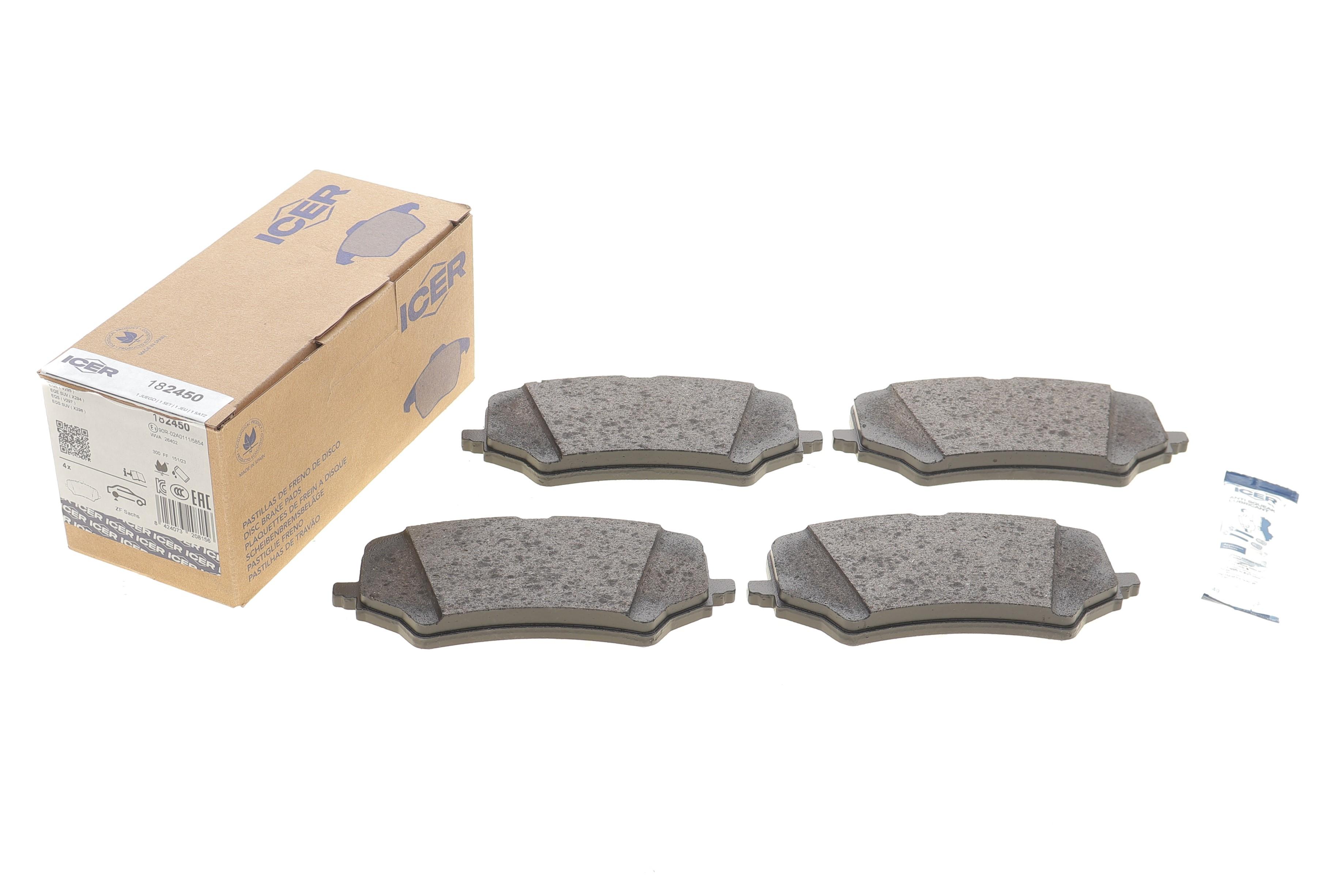 Колодки гальмівні (задні) MB EQE (V295/X294) 22-/EQS (V297/X296) 21- (ZF)