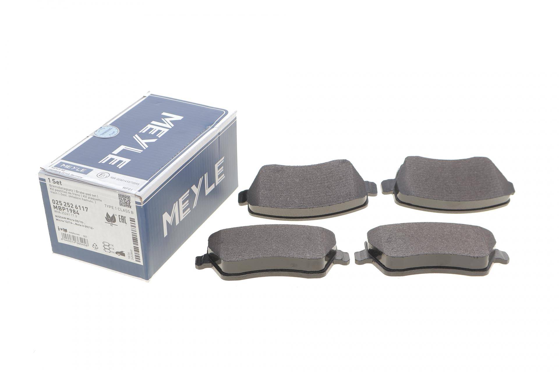 Колодки гальмівні (передні) Nissan Micra IV/V 10-/Note 13-