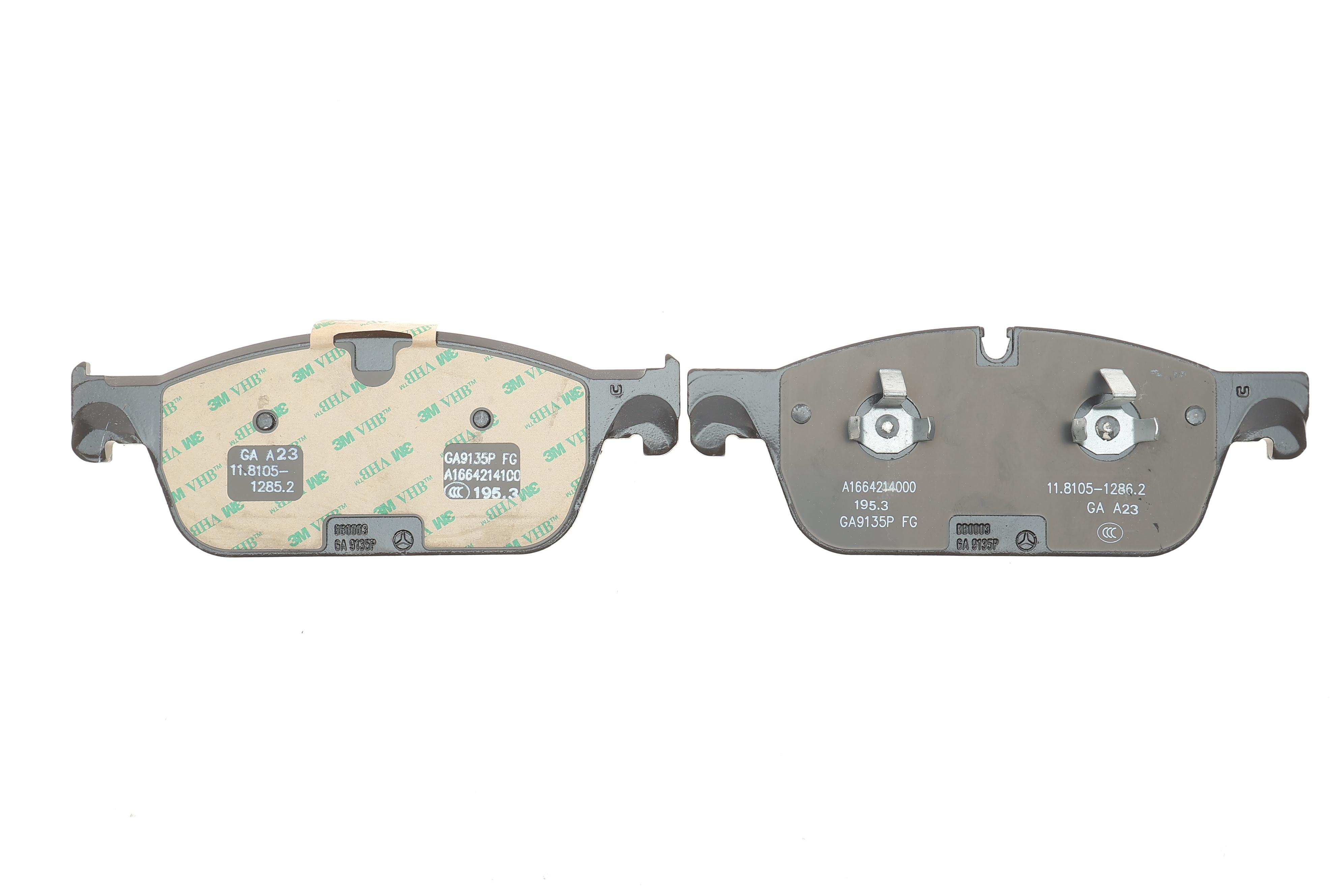 Колодки гальмівні (передні) MB ML-class (W166)/GL (X166) 2.1D-5.5 11-