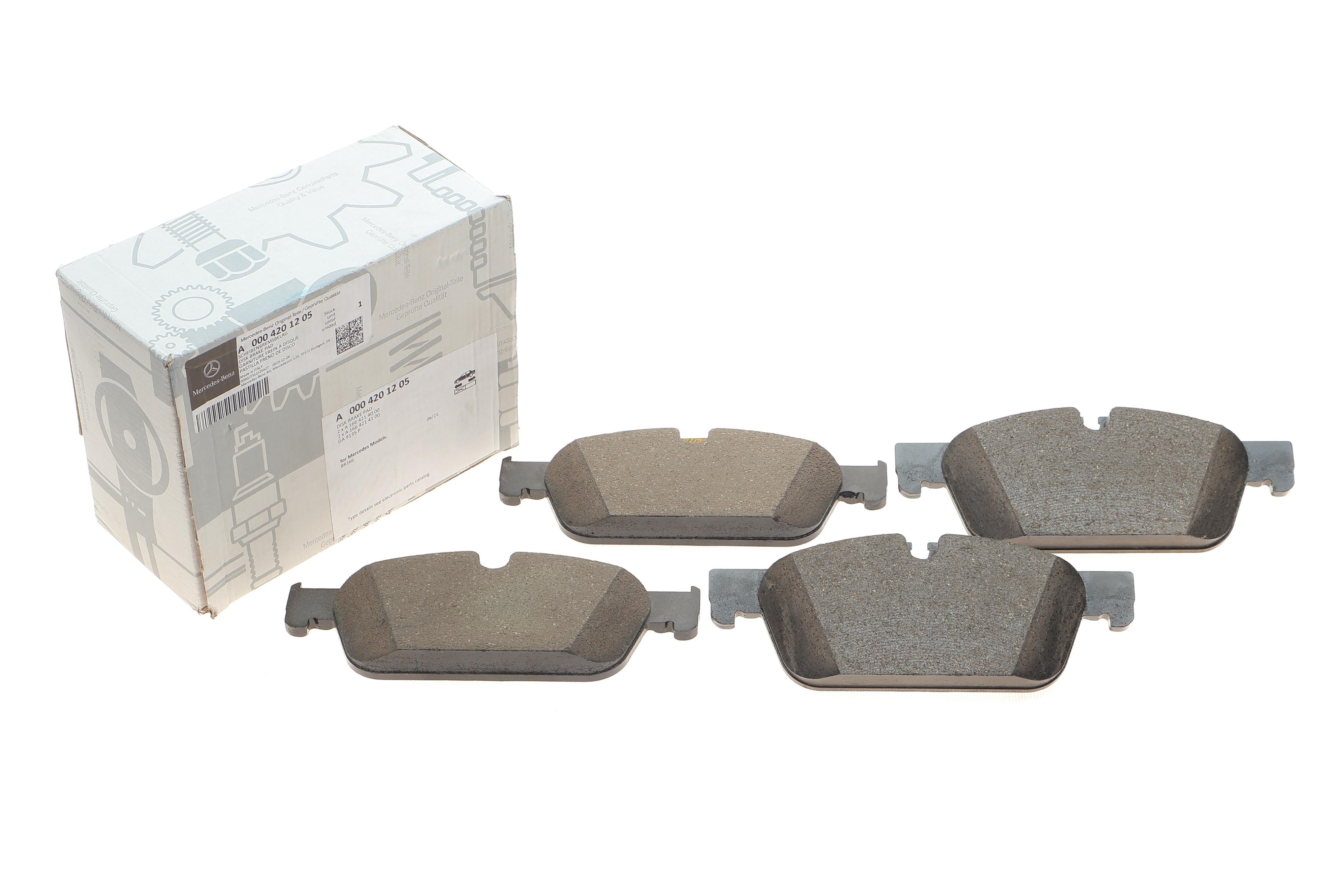 Колодки гальмівні (передні) MB ML-class (W166)/GL (X166) 2.1D-5.5 11-