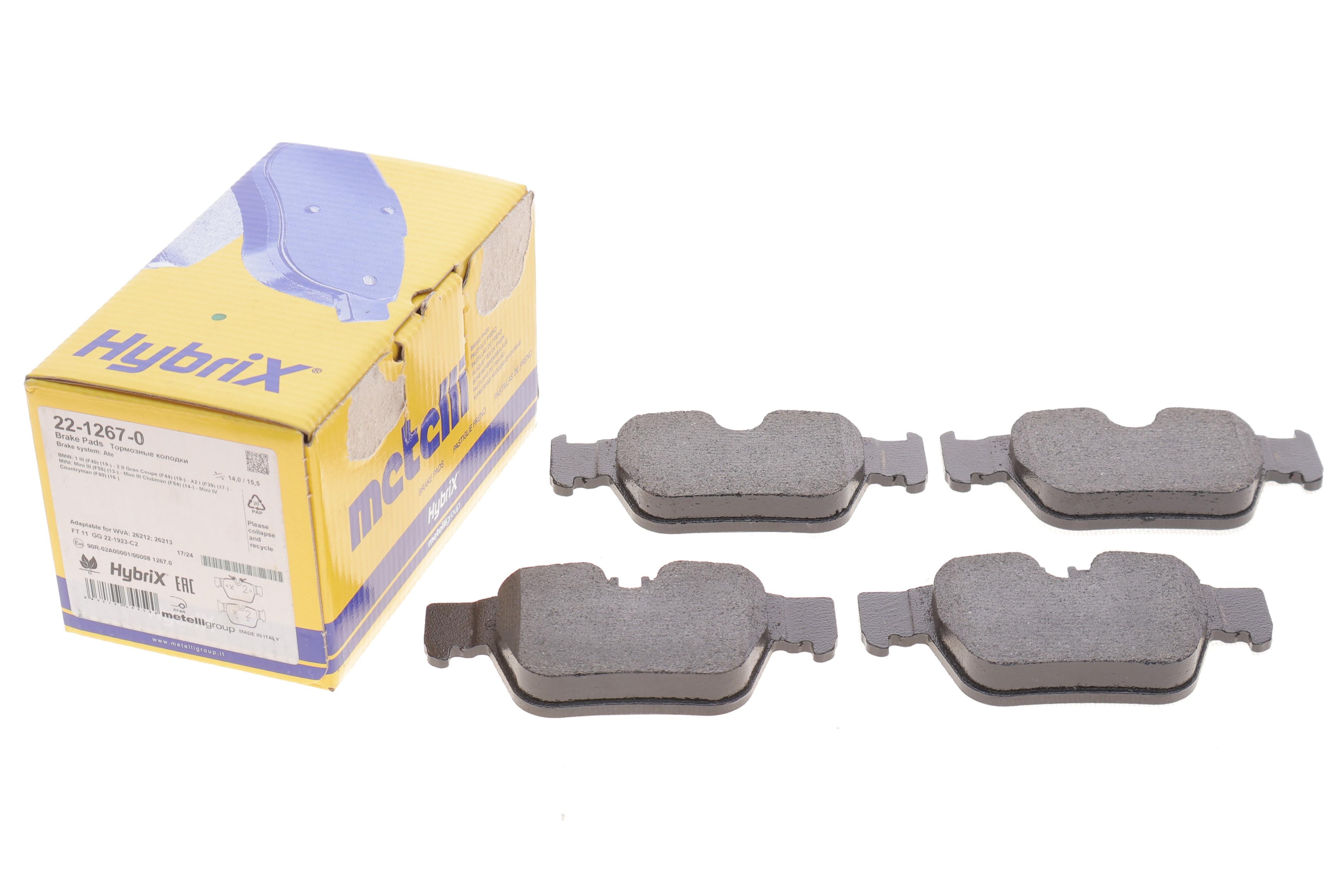 Колодки гальмівні (задні) BMW 1 (F40) 19-/2 (F44) 19-/X2 (F39) 17-/Mini Clubman/Countryman 19-