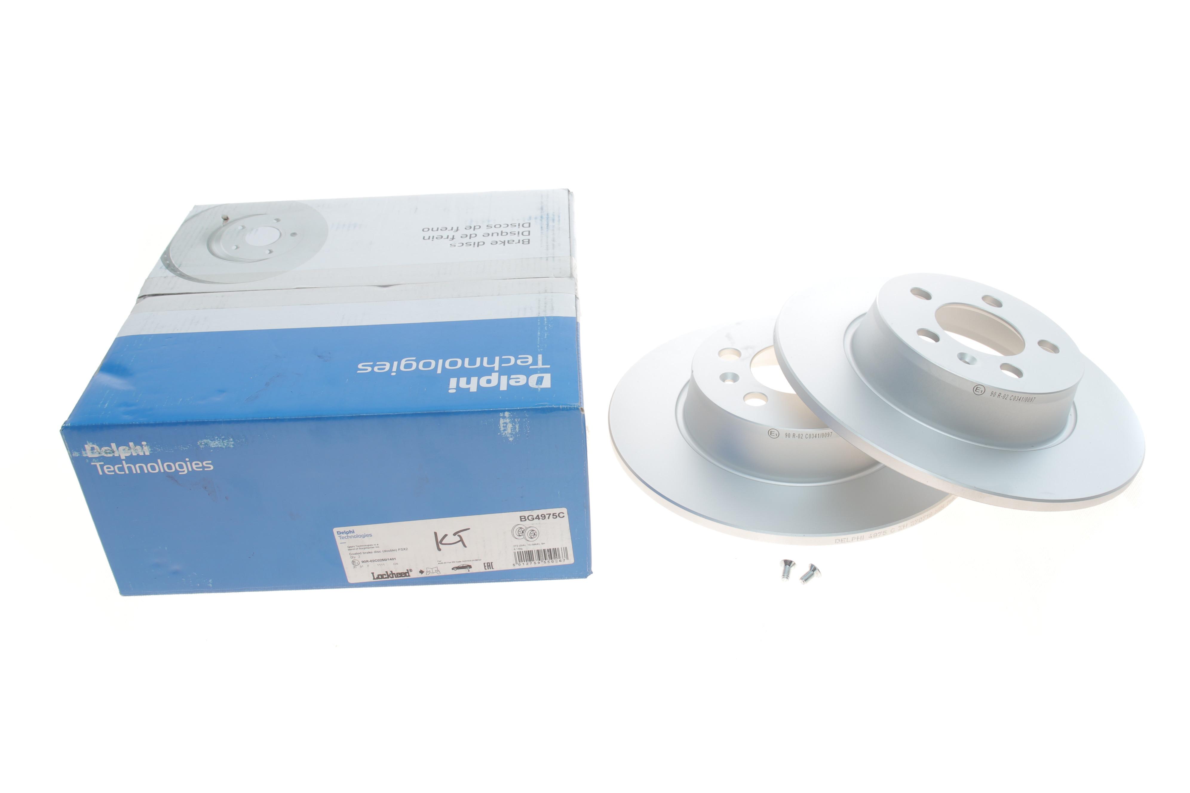 Диск гальмівний (задній) (к-кт 2 шт) Audi A1 1.0-1.8 14-18 (272x10)