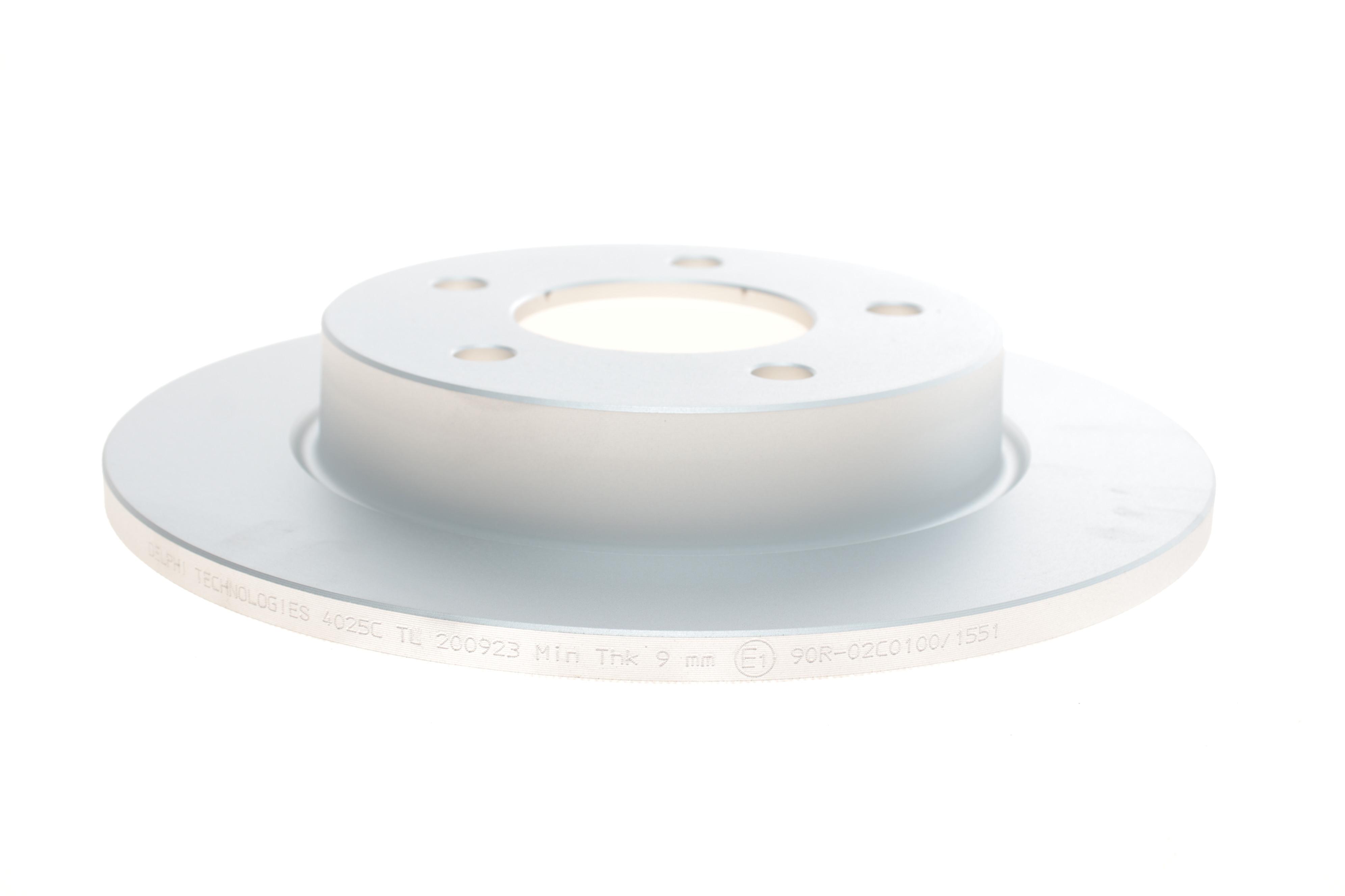 Диск гальмівний (задній) (к-кт 2 шт) Mazda 3 1.3-2.2 MZR 04-14 (265x11)