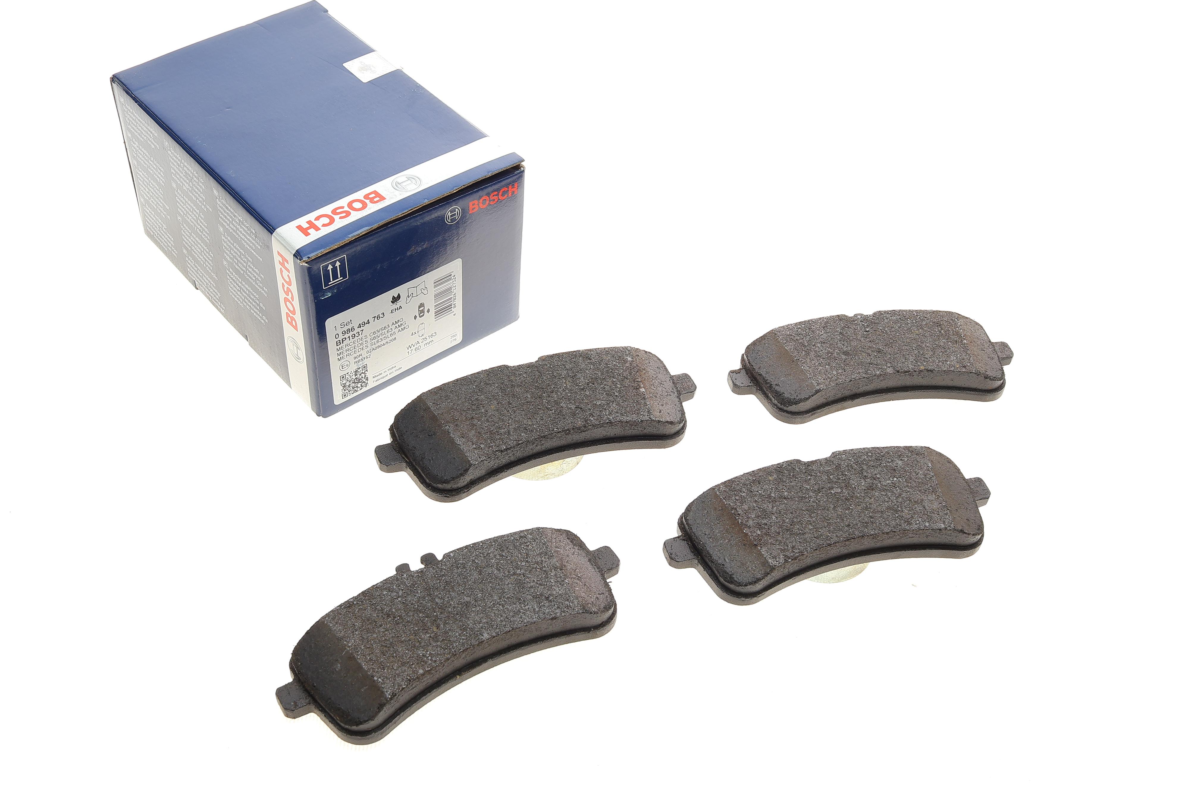 Колодки гальмівні (задні) MB C-Class (W205)/S-Class (W222)/AMG (X290) 13-