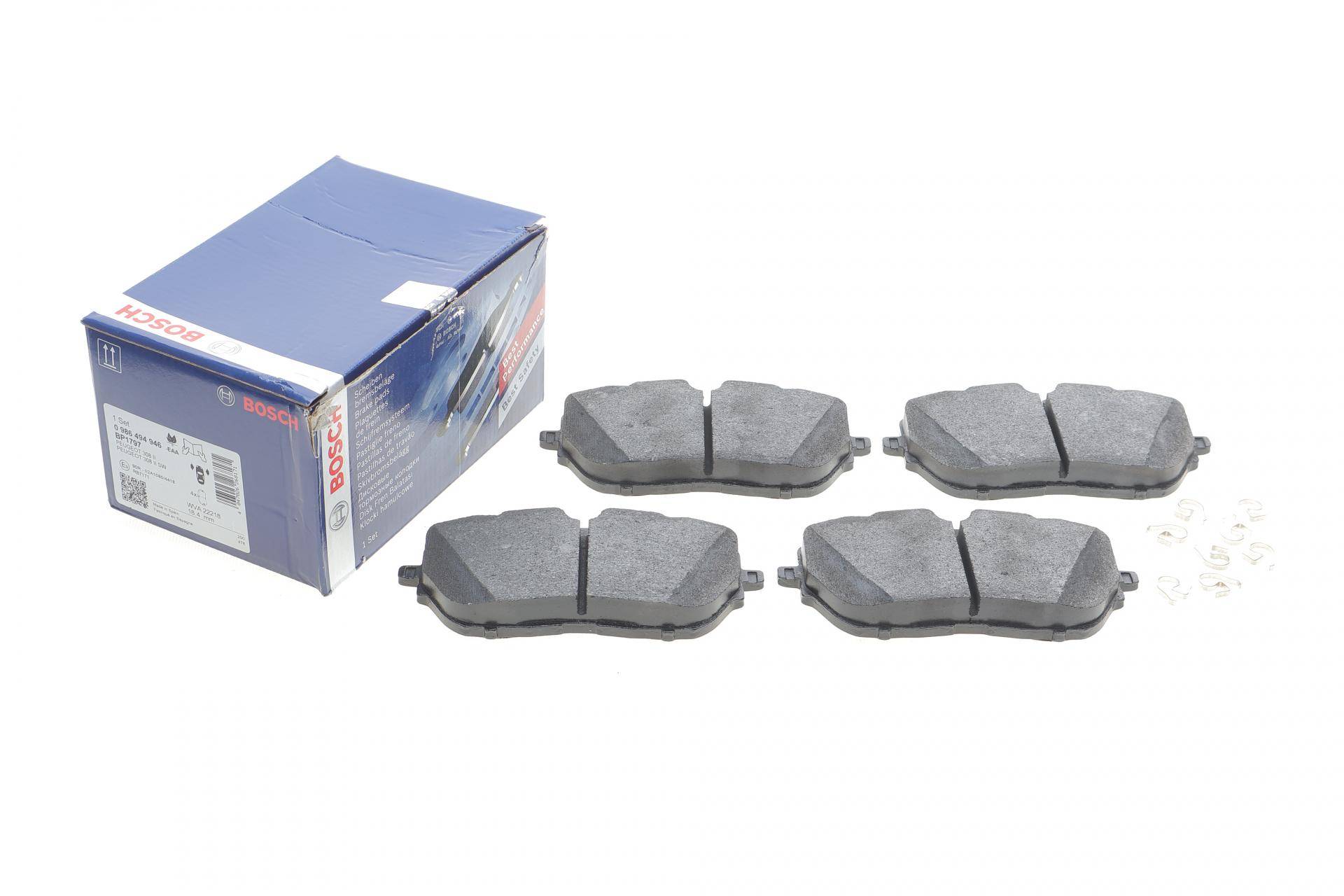 Колодки гальмівні (передні) Citroen C5 21-/Peugeot 308 13-/508 18-/Opel Grandland 19-