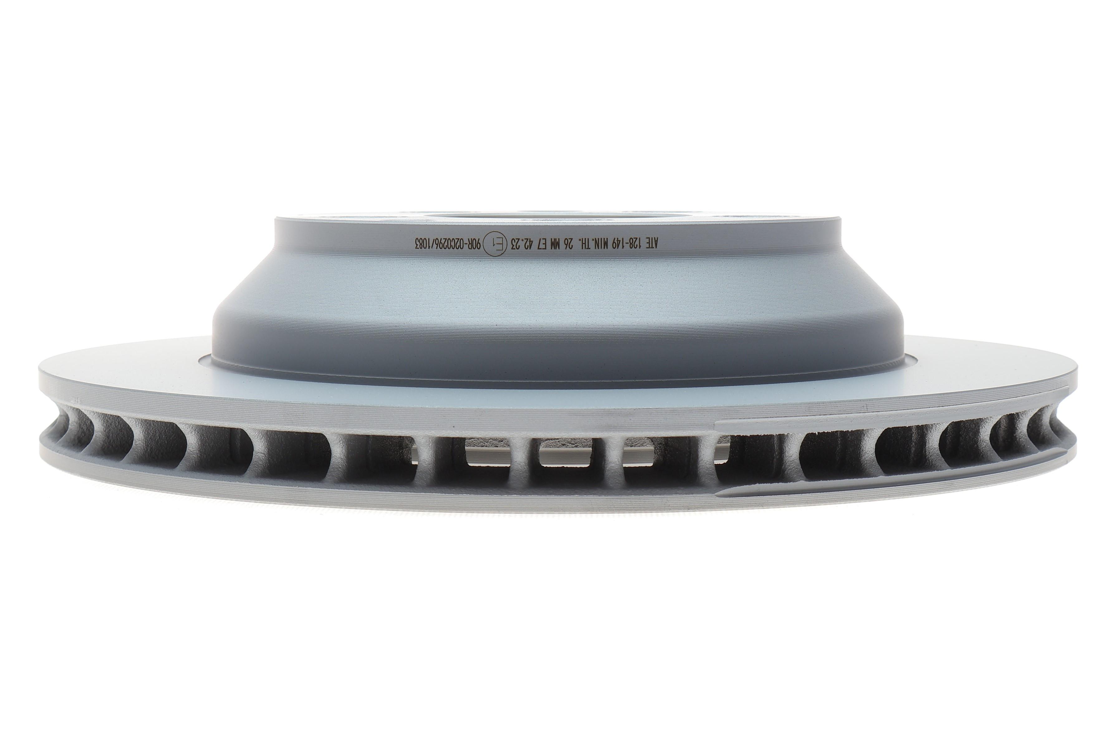 Диск гальмівний (задній) Audi Q7 06-15/Porsche Cayenne/VW Touareg 02- (330x28) (з покр.) (вентильований)