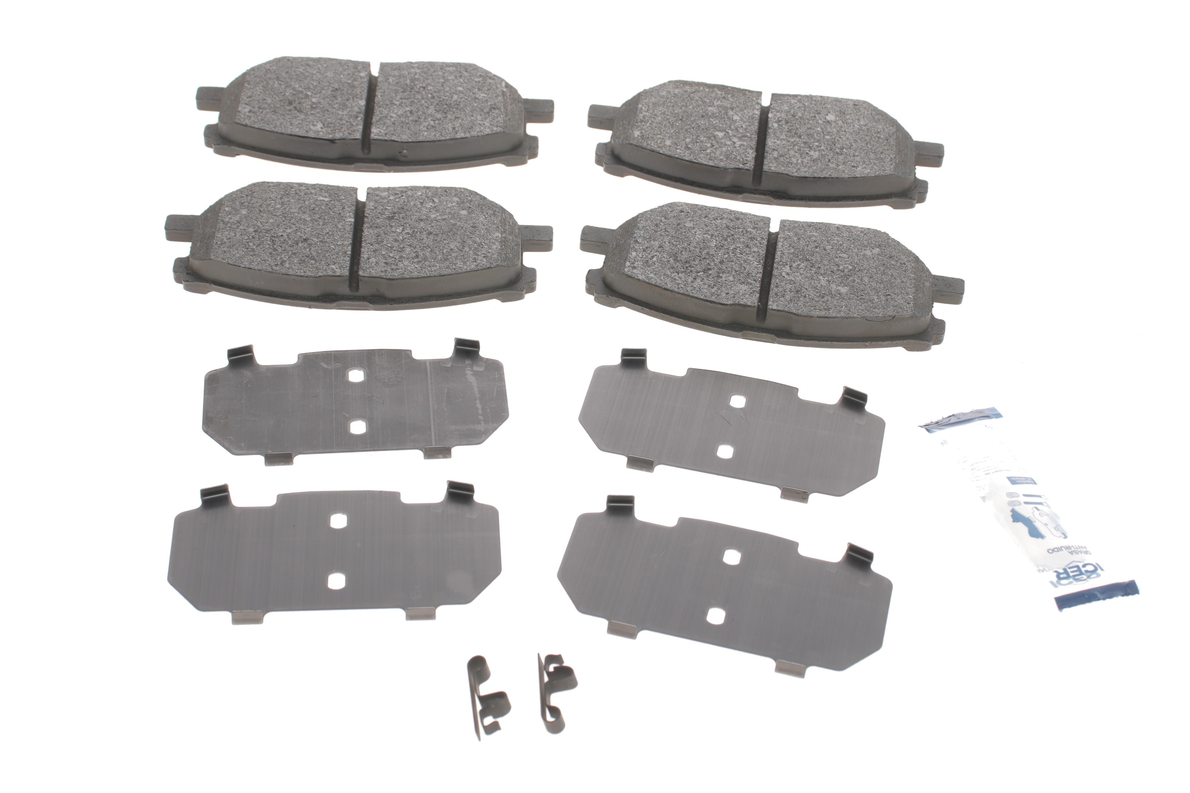 Колодки гальмівні (передні) Toyota Highlander/Kluger 03-10/Lexus RX 03-08