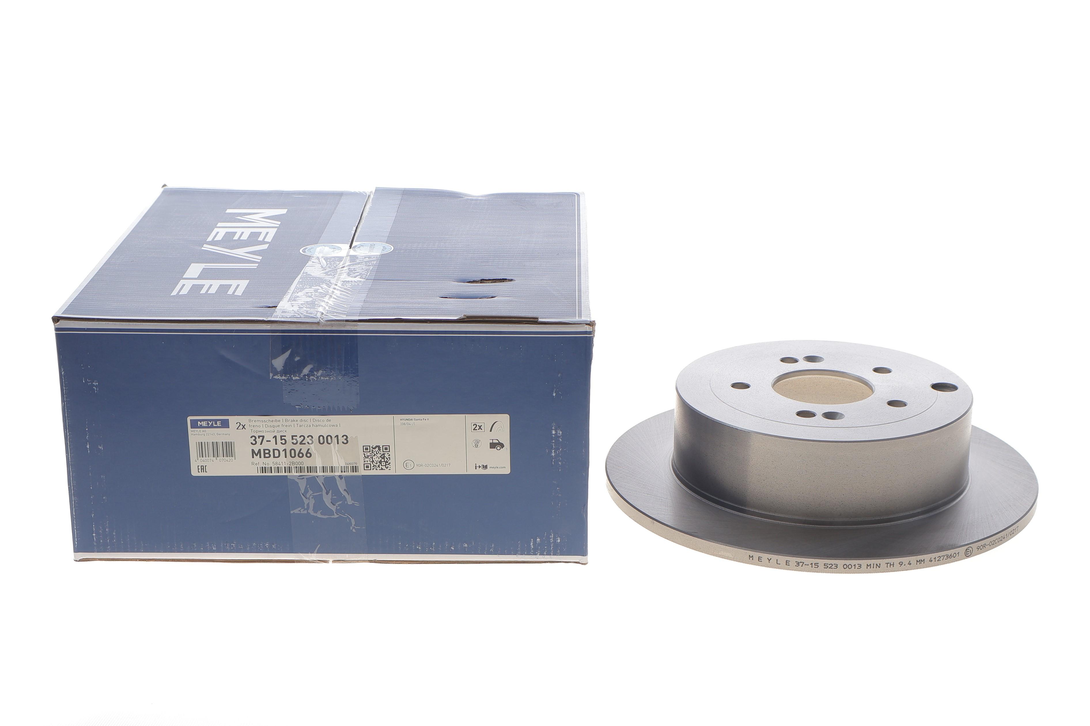 Диск гальмівний (задній) Hyundai Santa Fe I/II 2.0-3.3 05-13 (302x11)