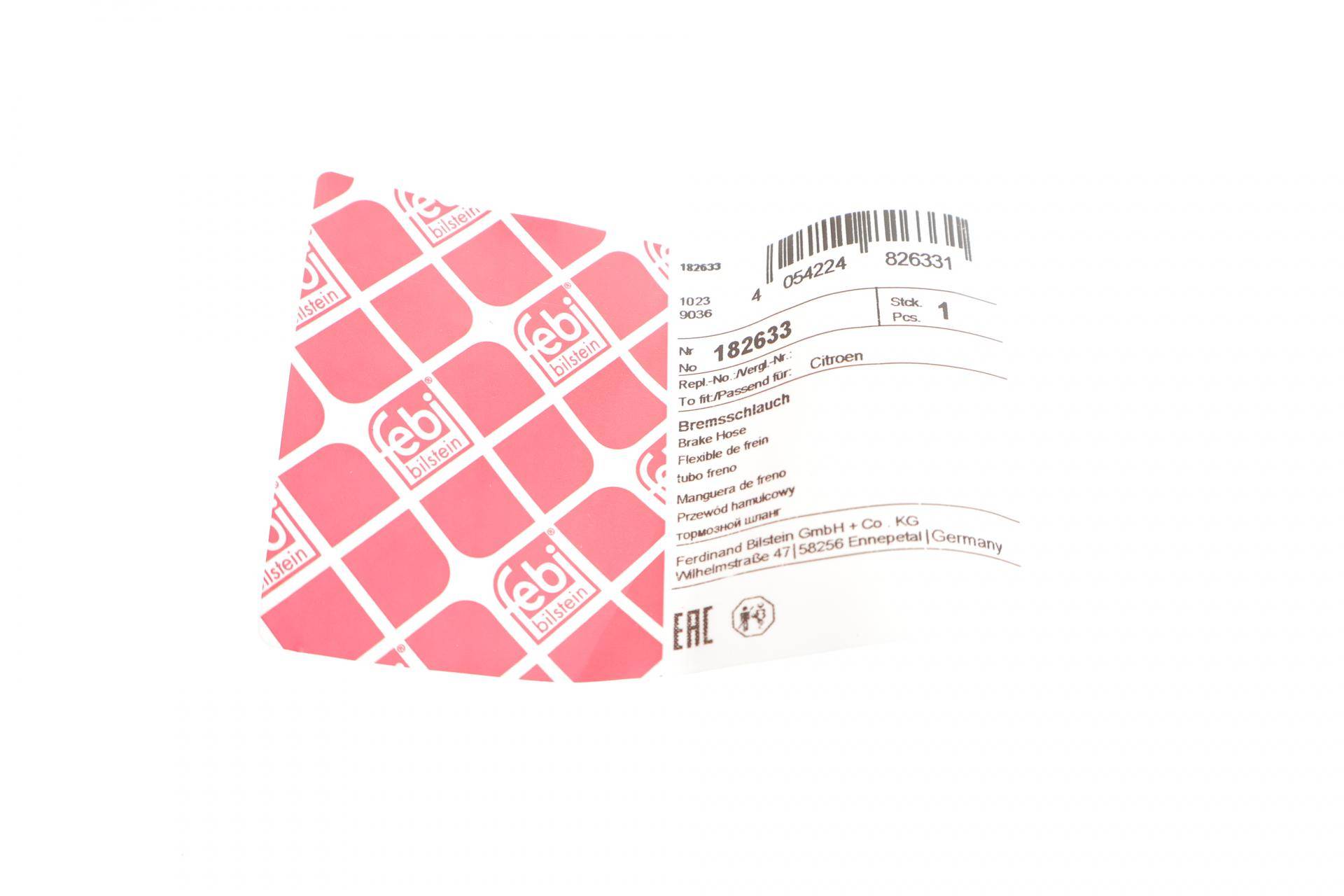 Шланг гальмівний (задній) Citroen C4/Peugeot 3008/508/5008 13-