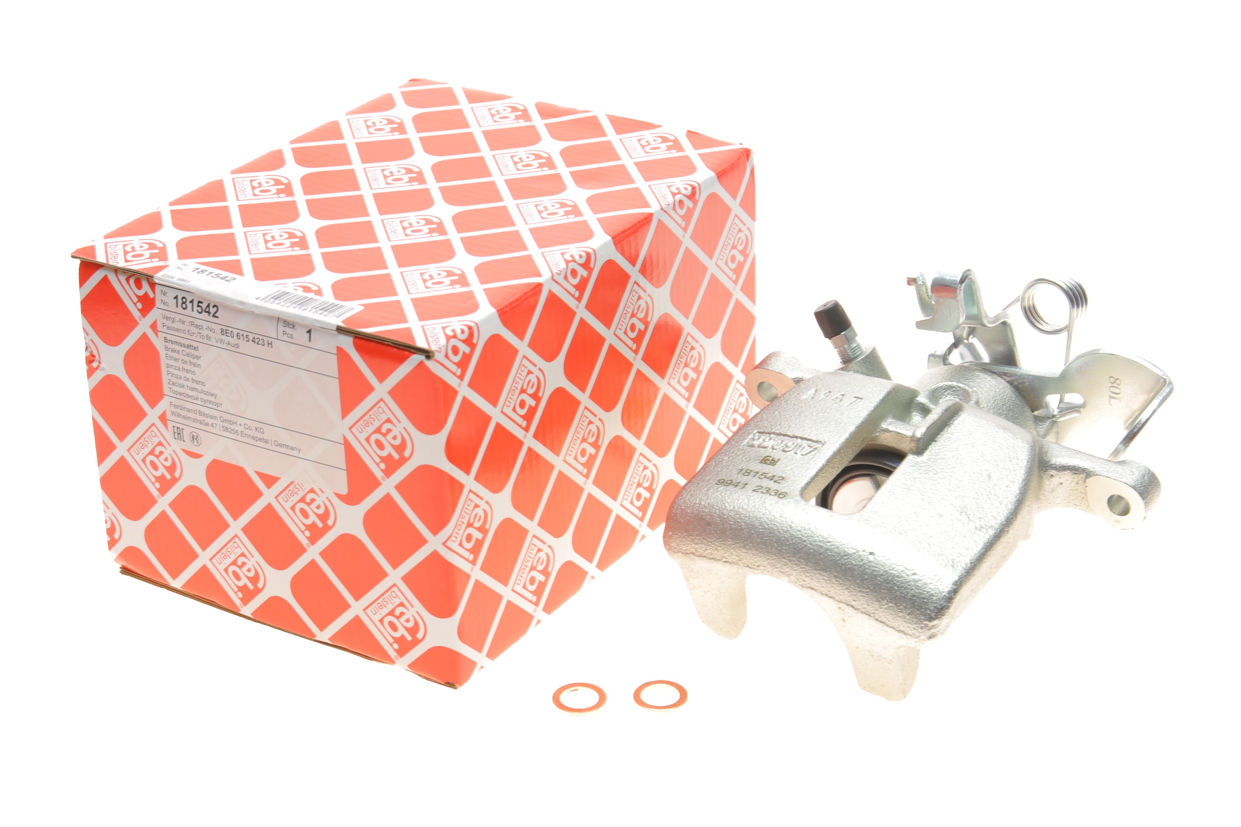 Супорт гальмівний (задній) (L) Audi A4 04-08 (d=41mm)