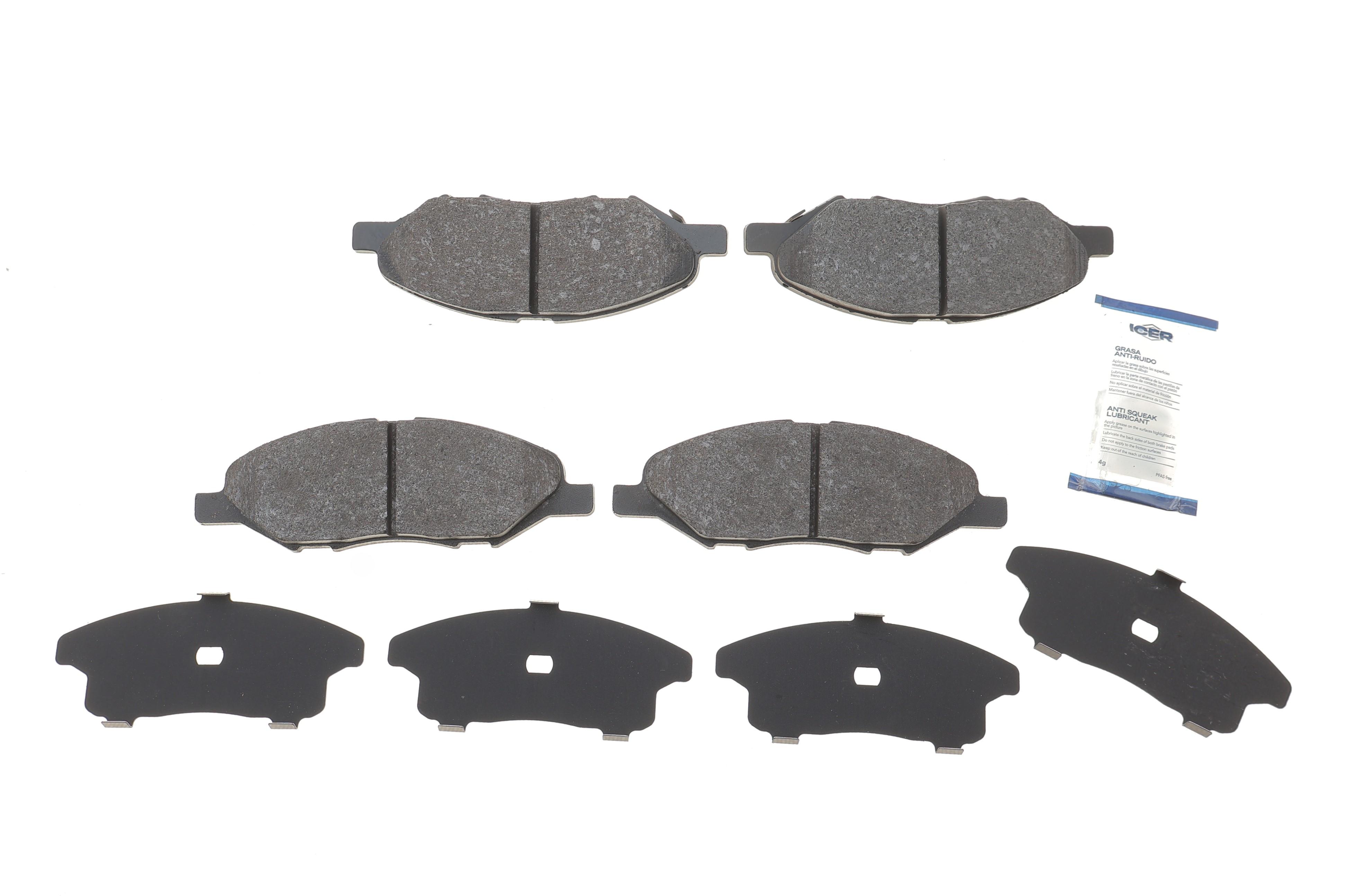 Колодки гальмівні (передні) Nissan Micra II/III 92-10/Note 06-12/Tiida 07-12