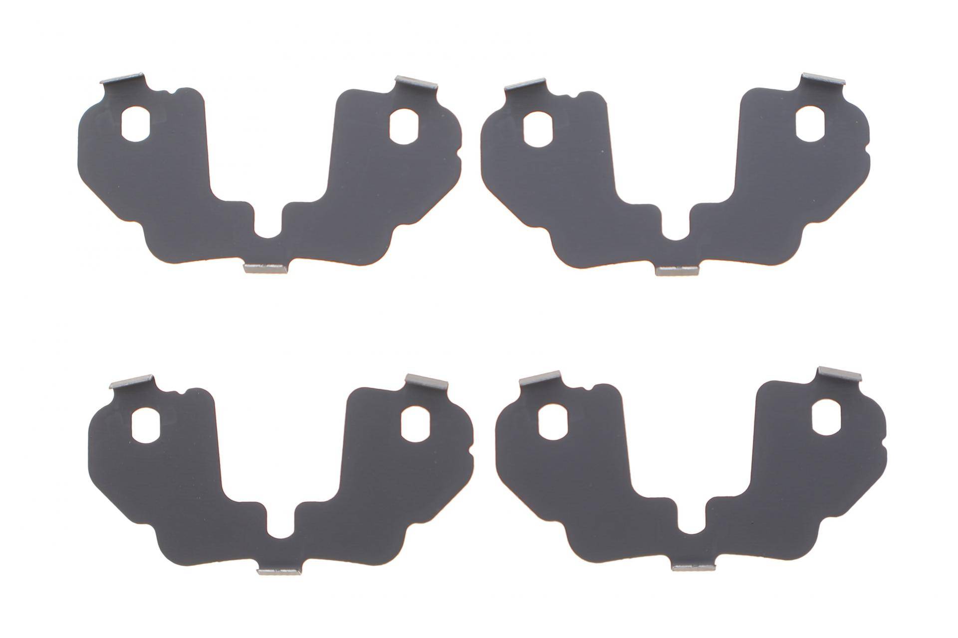 Комплект протискрипних пластин (задніх) BMW 1 (E87/E88) 06- (Ate/Teves)