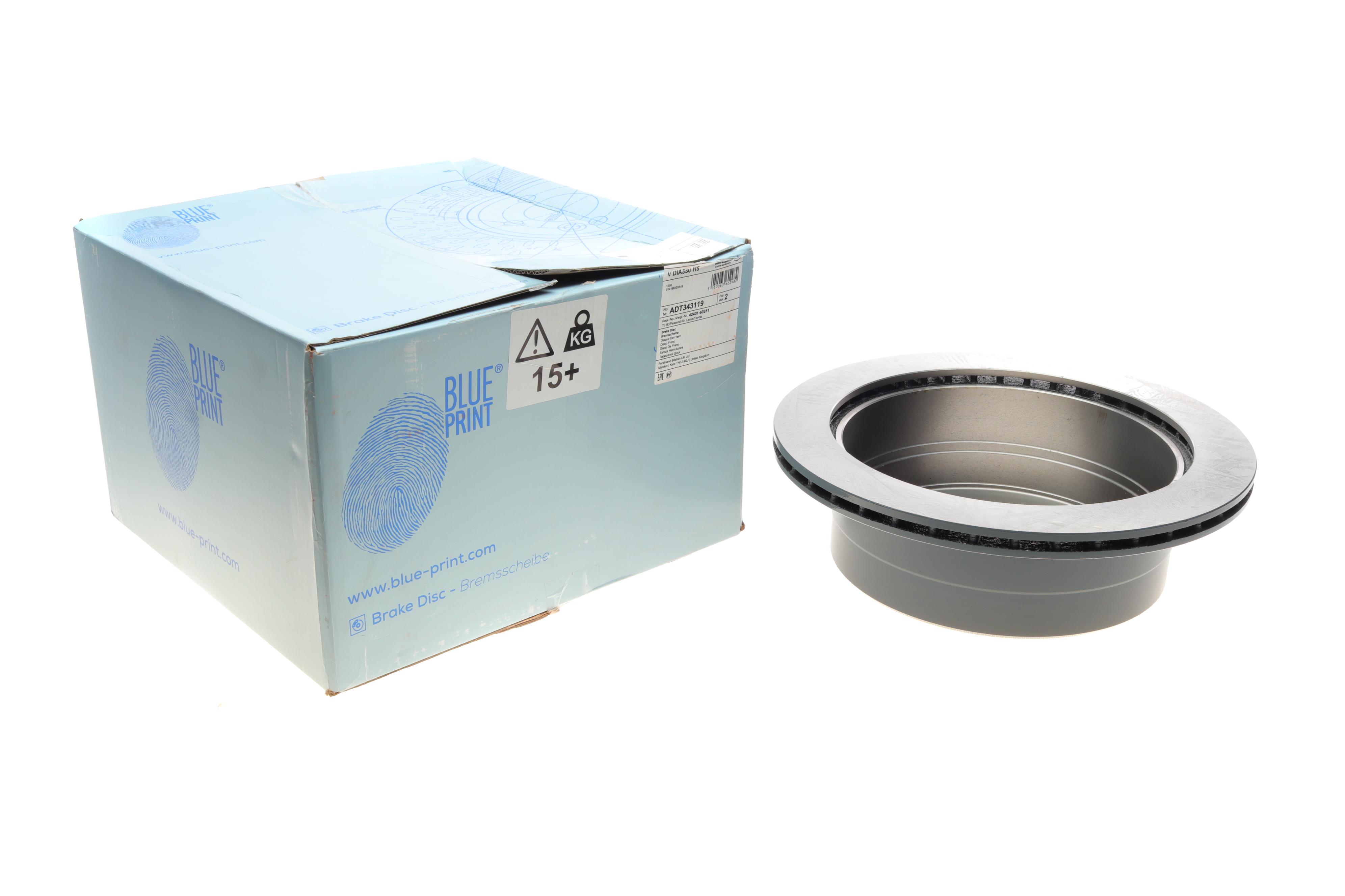 Диск гальмівний (задній) Toyota Land Cruiser 98-08/Lexus LX (UZJ1) 98-08 (329.5x18.2)