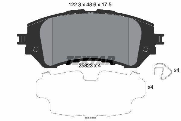 Колодки гальмівні (передні) Toyota Yaris 13- (Akebono)