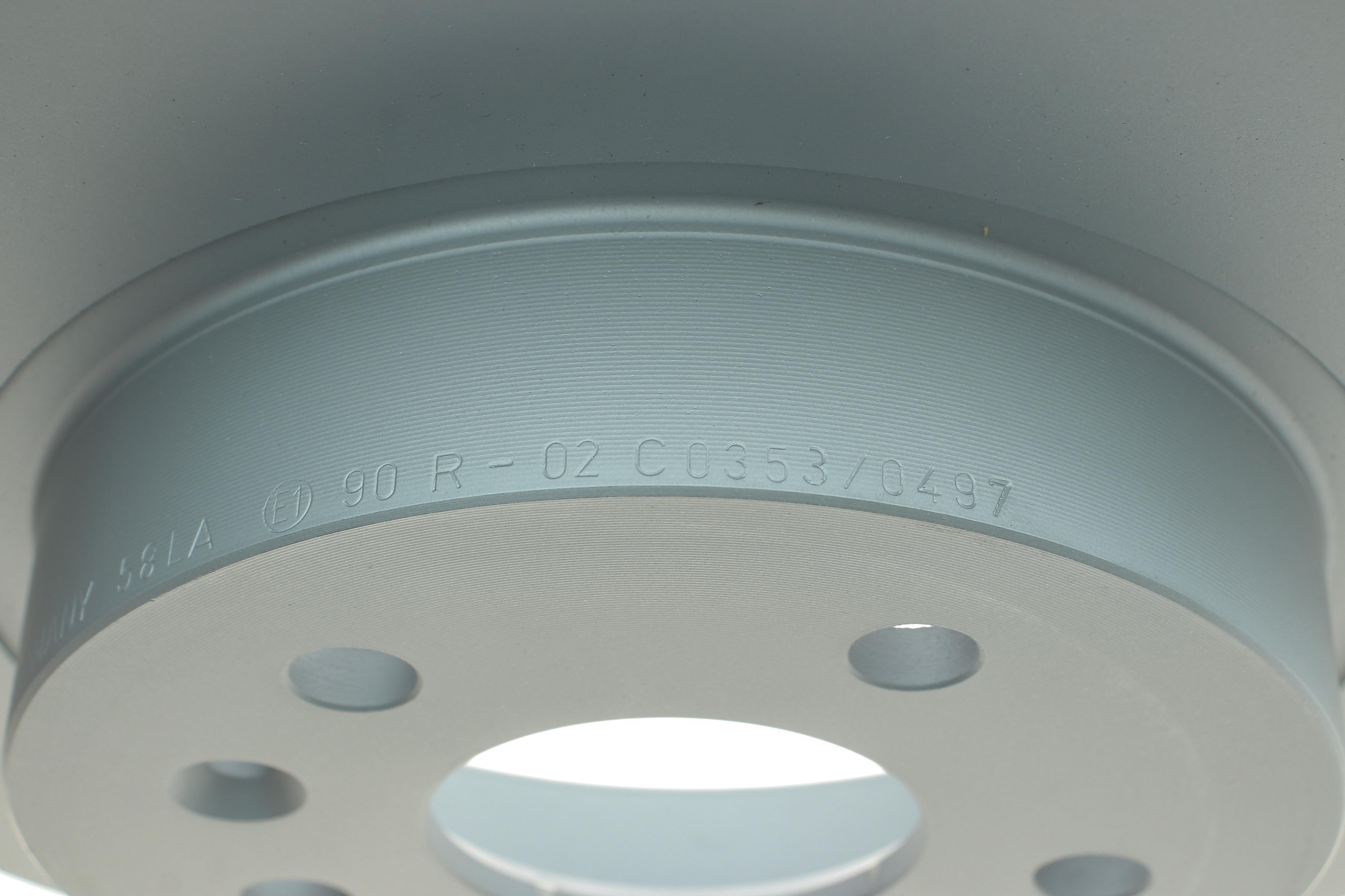 Диск гальмівний (задній) Opel Astra J 09- (268x12) (з покриттям) (повний)