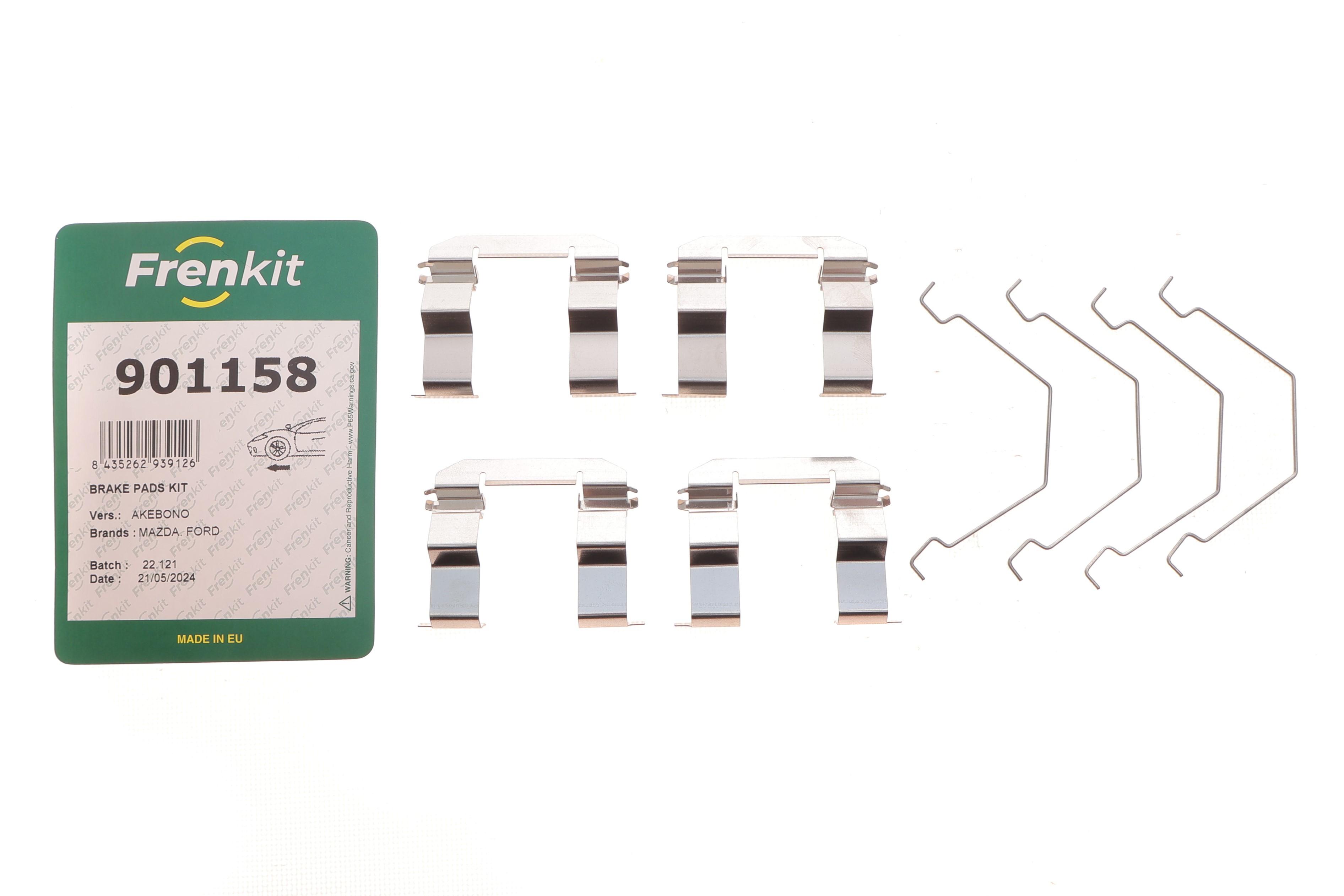 Планка супорта (переднього) прижимна (к-кт) Mazda 626 91-02 (Akebono)